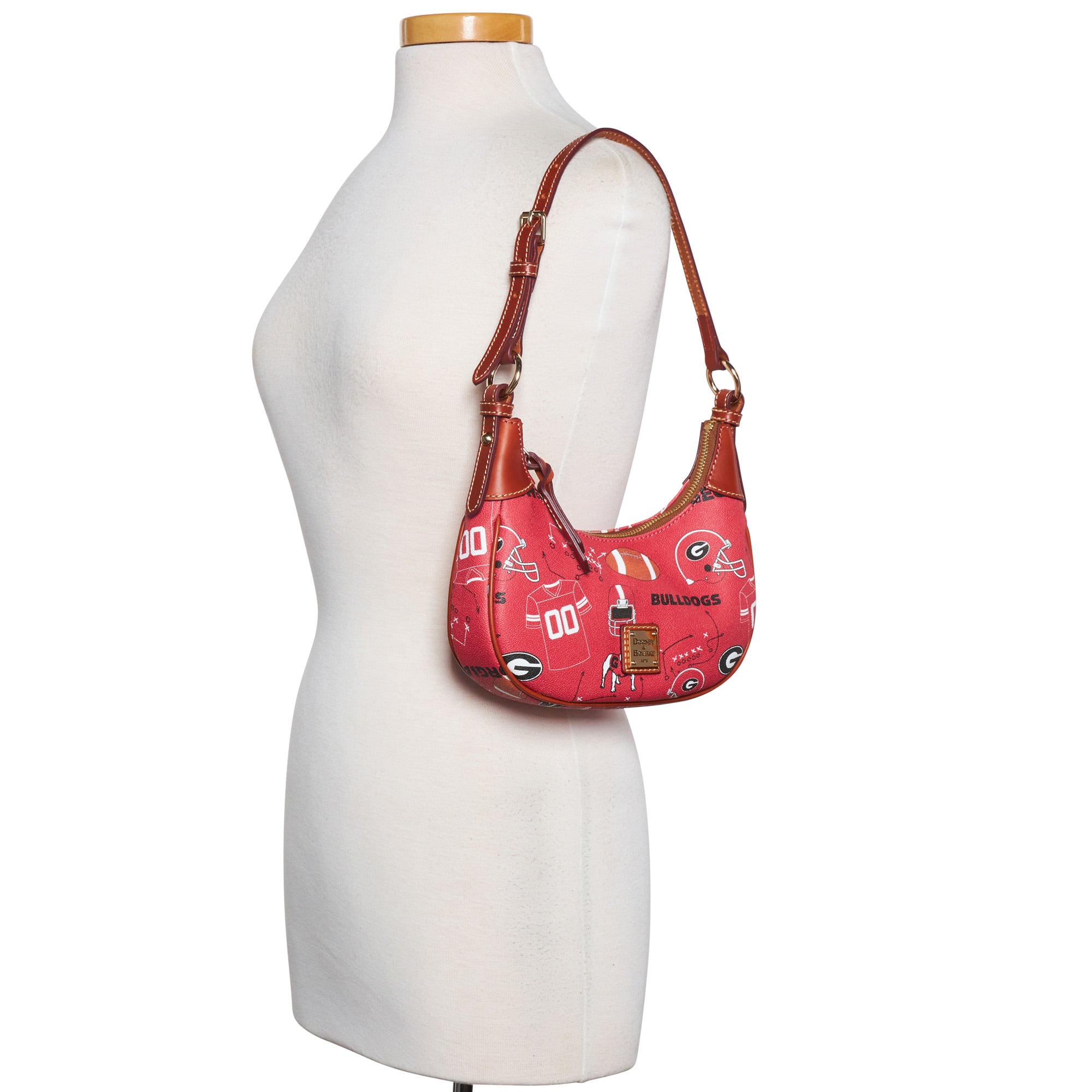 Sac à bandoulière souple Dooney & Bourke Georgia Bulldogs pour femme
