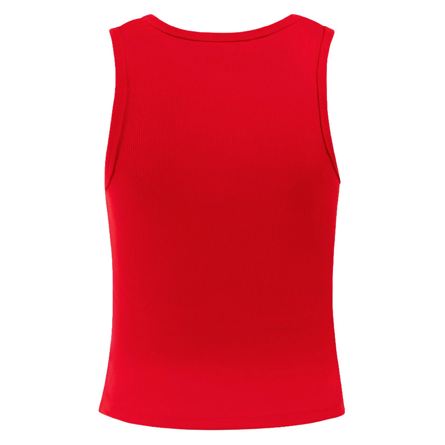 Débardeur côtelé rouge à logo principal des Georgia Bulldogs pour femmes de la marque Hype and Vice