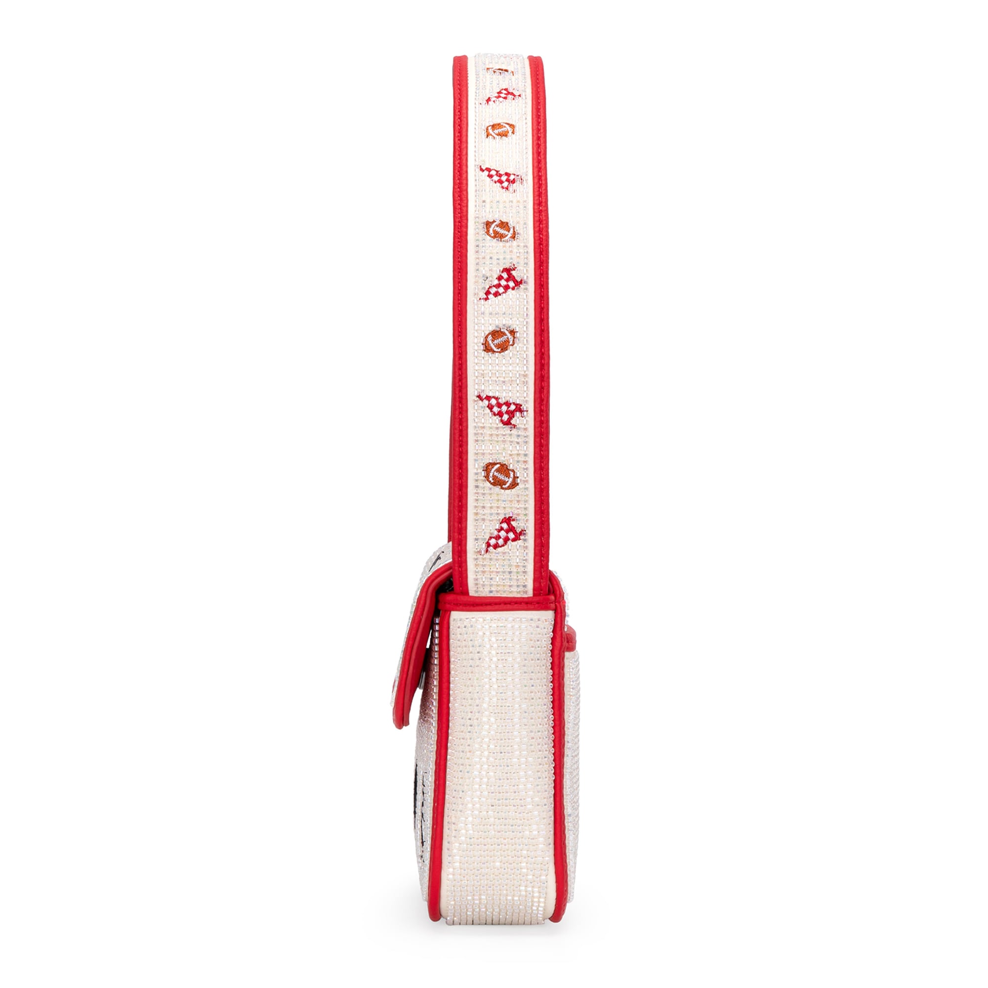 Sac à bandoulière perlé pour femme Montana West Georgia Bulldogs