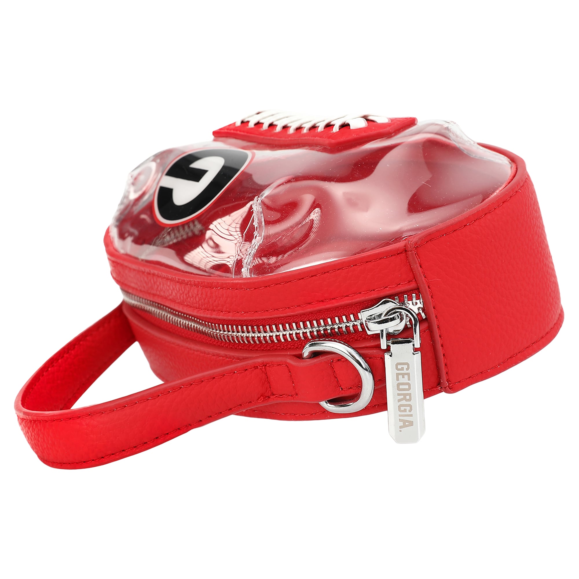 Sac bandoulière transparent Montana West pour femme, motif Georgia Bulldogs.