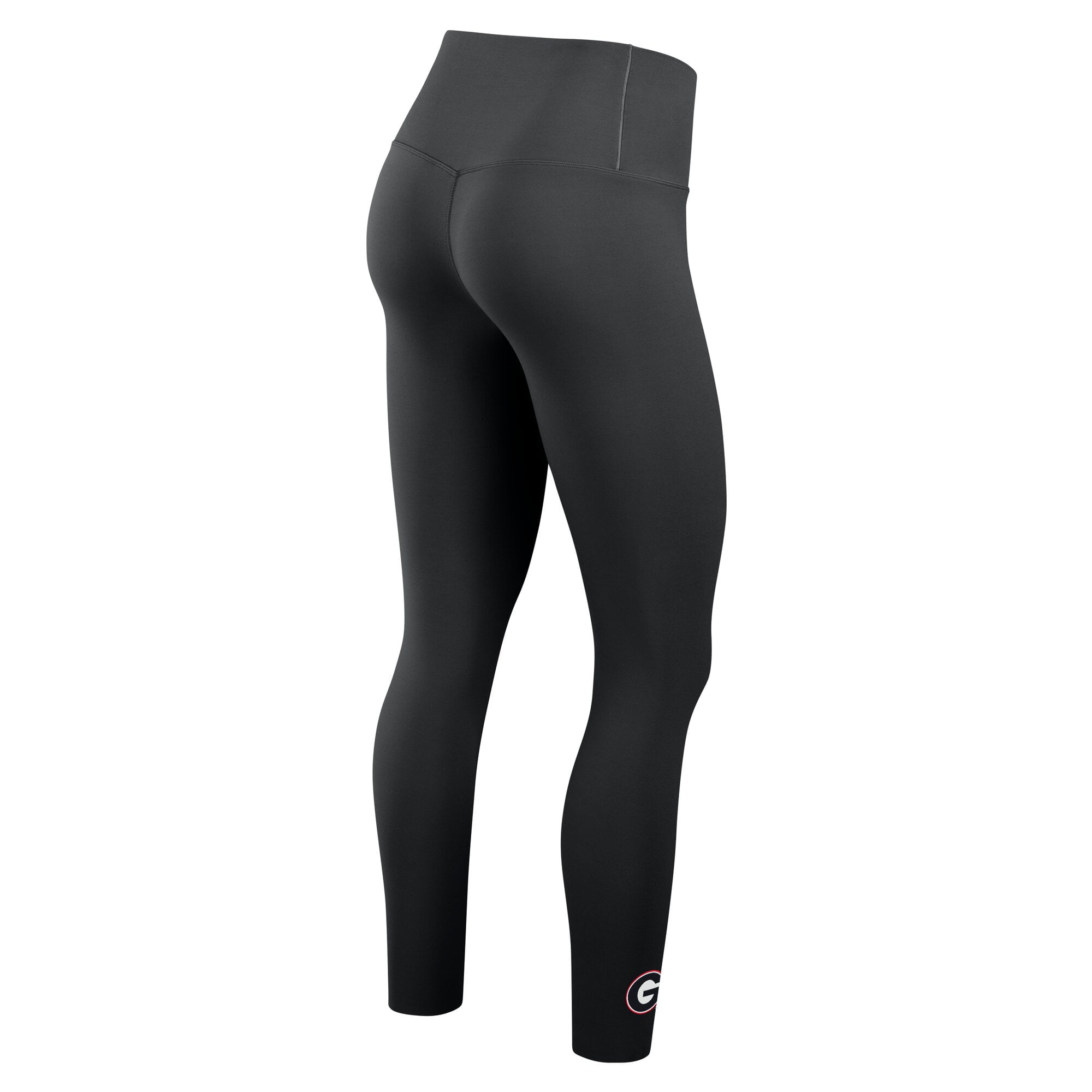 Women's Nike Black Georgia Bulldogs Zenvy High Rise Dri-FIT 7/8 Leggings