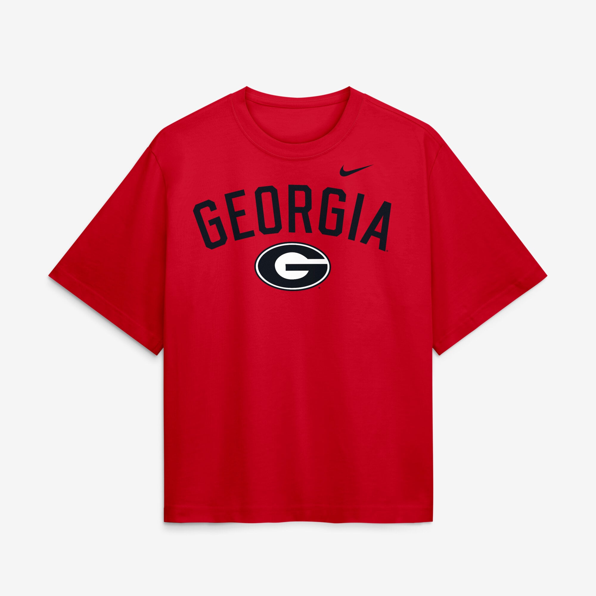 T-shirt Nike rouge Georgia Bulldogs à logo en forme d'arche pour femme