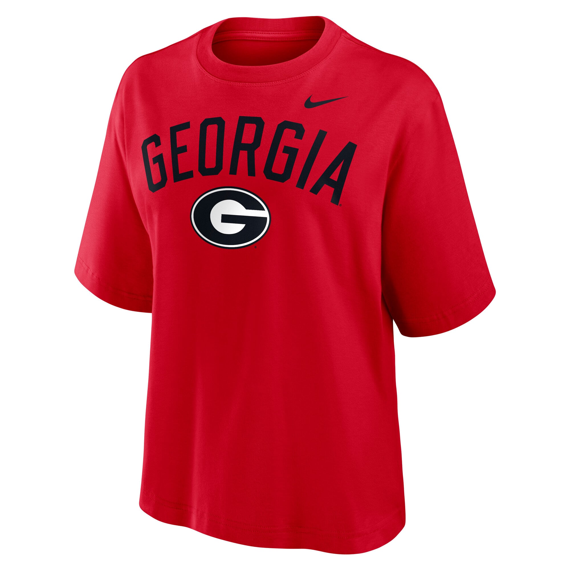 T-shirt Nike rouge Georgia Bulldogs à logo en forme d'arche pour femme