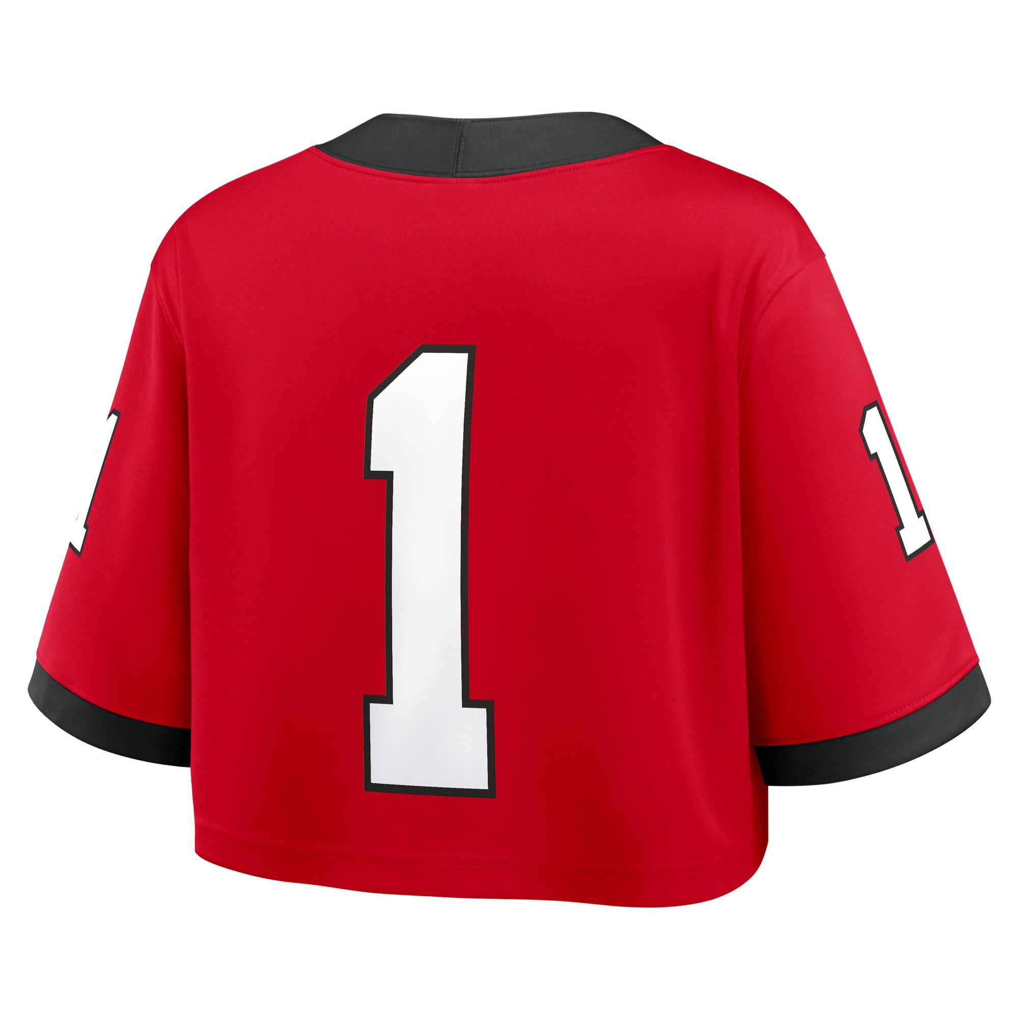 Women's Nike Red Georgia Bulldogs Game Crop Top Jersey
