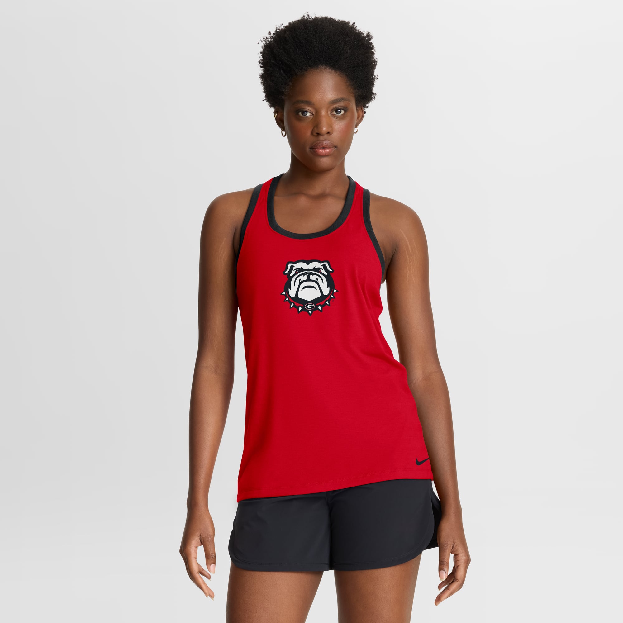Women's Nike  Red Georgia Bulldogs Racerback Tank Top