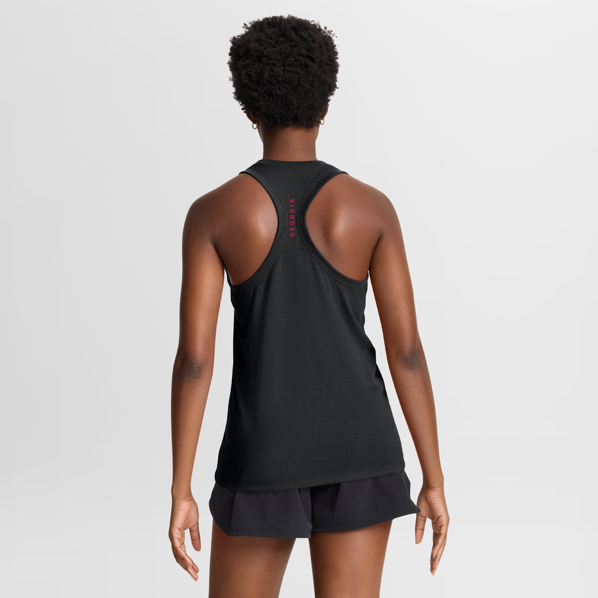 Women's Nike  Red Georgia Bulldogs Racerback Tank Top