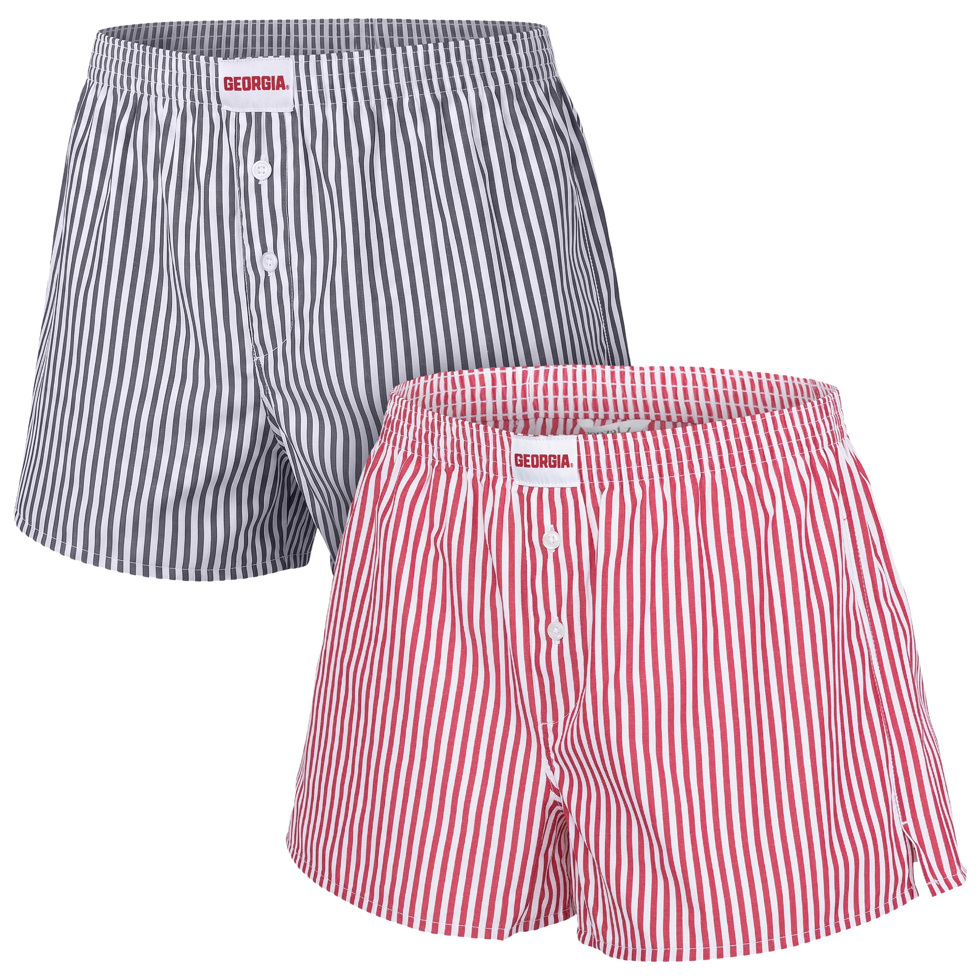 Ensemble de deux boxers ZooZatz rouges et noirs à l'effigie des Georgia Bulldogs pour femmes