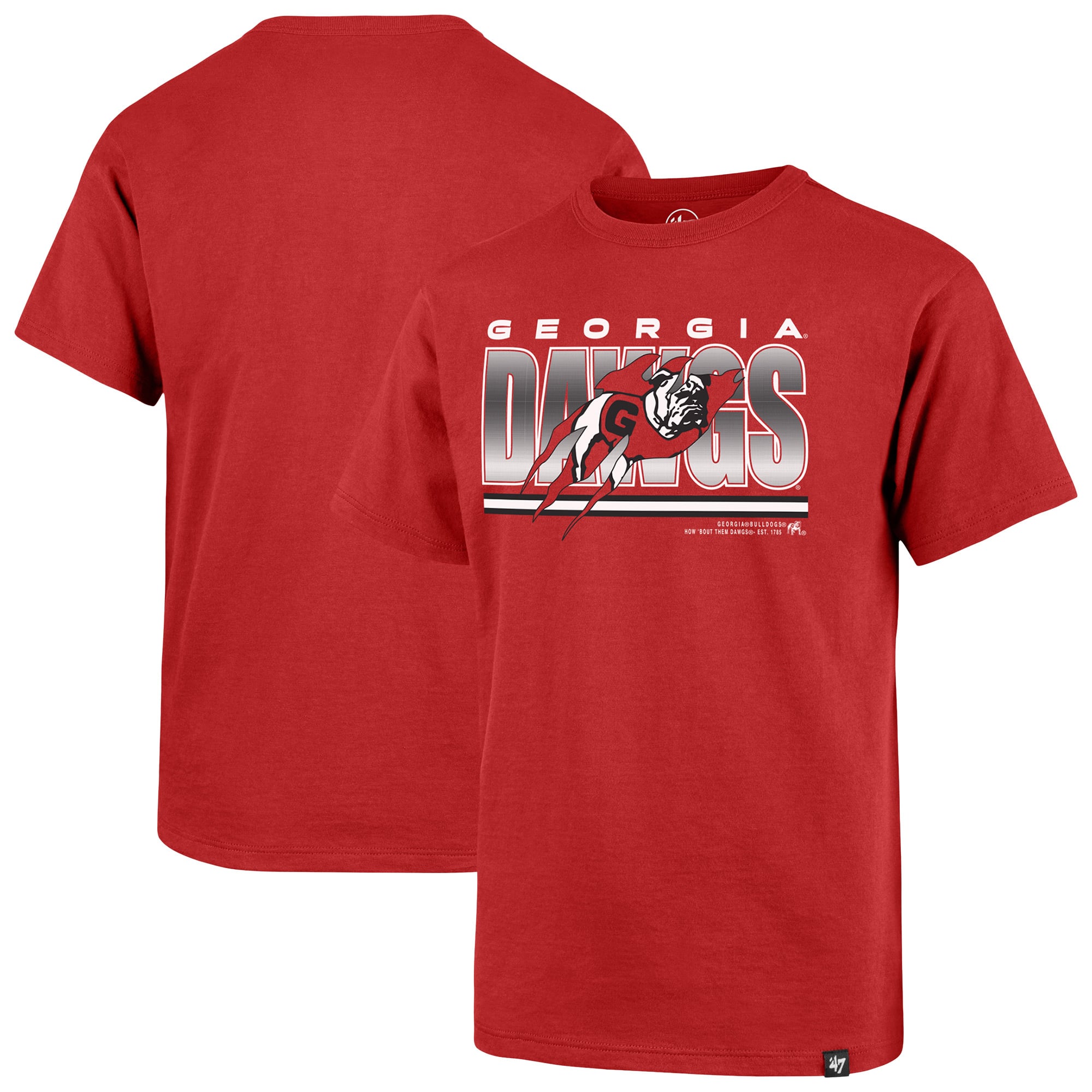 T-shirt enfant '47 Red Georgia Bulldogs Thunder Rip Franklin