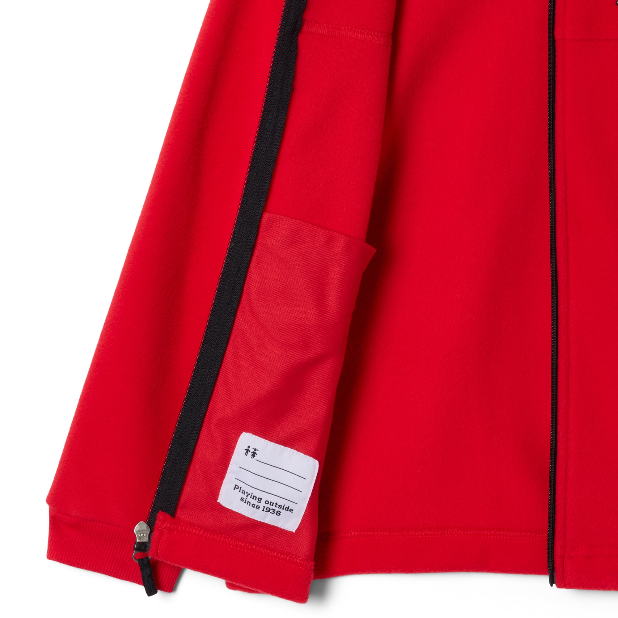 Sweat à capuche zippé en polaire Columbia rouge Georgia Bulldogs pour jeunes