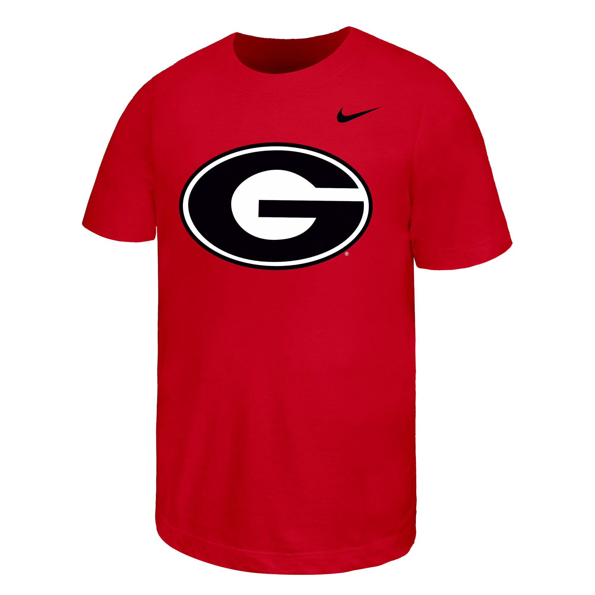 T-shirt Nike rouge pour jeunes avec logo des Georgia Bulldogs