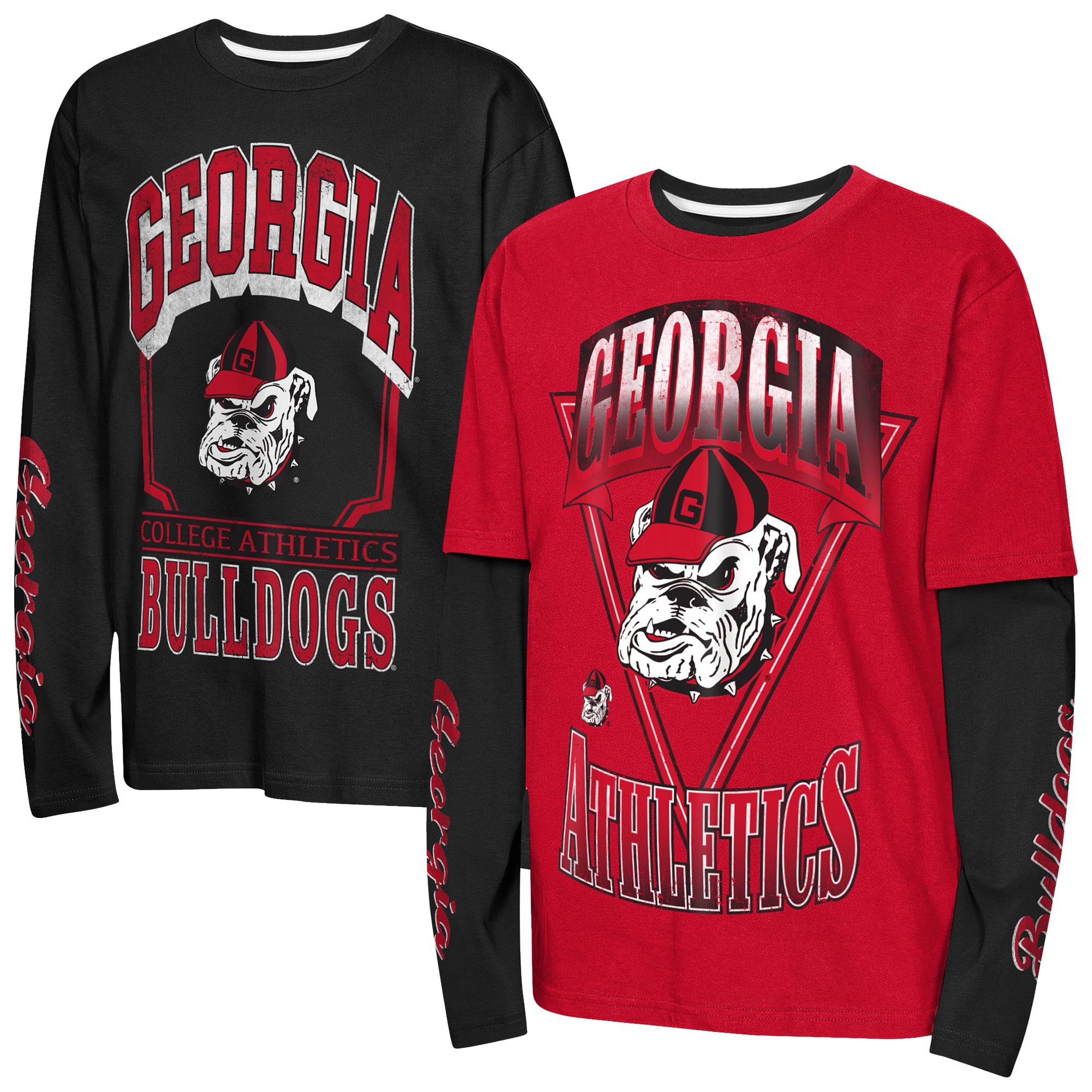 Ensemble de t-shirts pour jeunes Outerstuff rouges Georgia Bulldogs