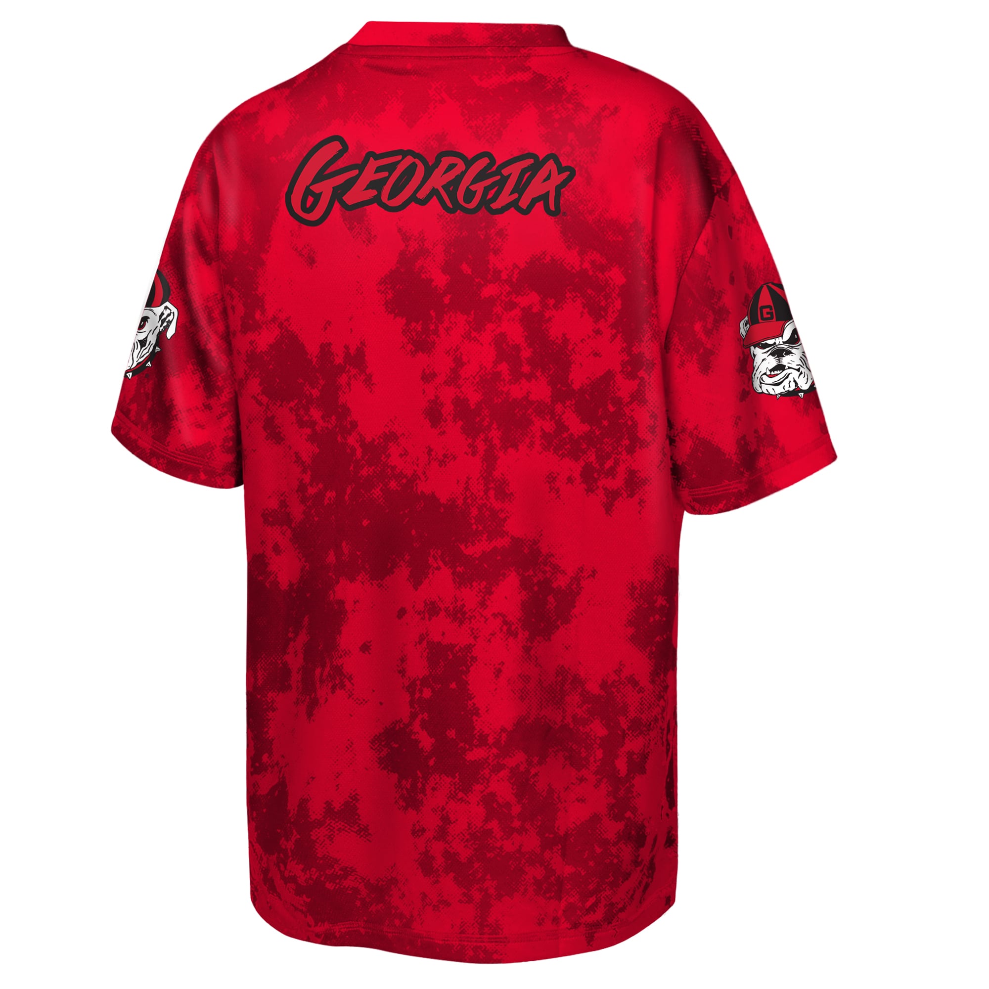 T-shirt sublimé Outerstuff rouge Georgia Bulldogs pour jeunes, style hors-jeu