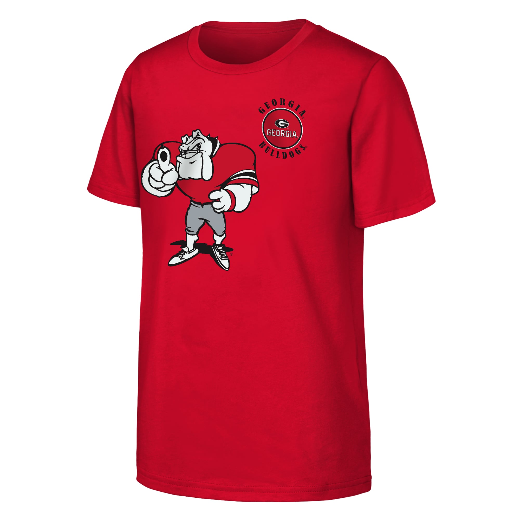 T-shirt Outerstuff rouge Georgia Bulldogs pour jeunes, supporters des locaux