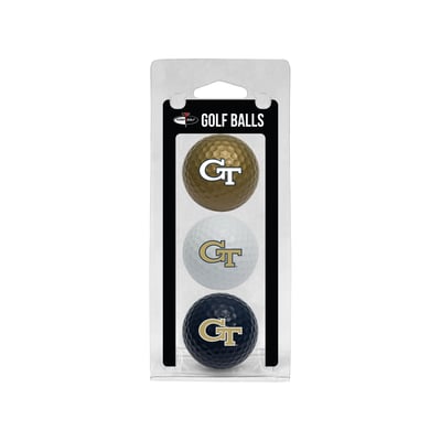 Georgia Tech Yellow Jackets 3-Pack Multi-Colored Team Golf Ball Set