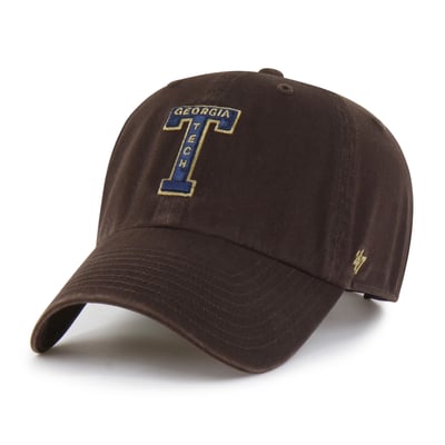  Georgia Tech Yellow Jackets '47 Vault Clean Up Adjustable Hat - Brown