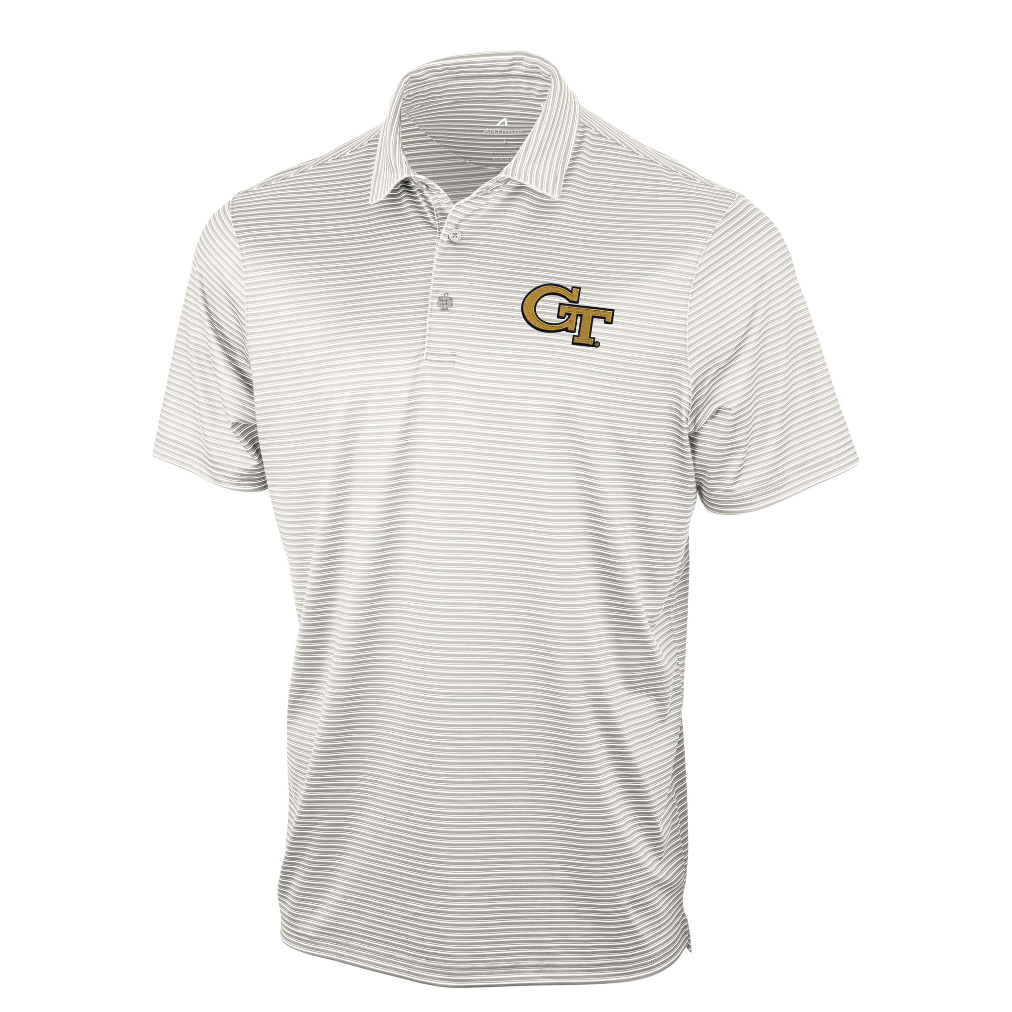 Polo Antigua gris pour homme Georgia Tech Yellow Jackets Eager