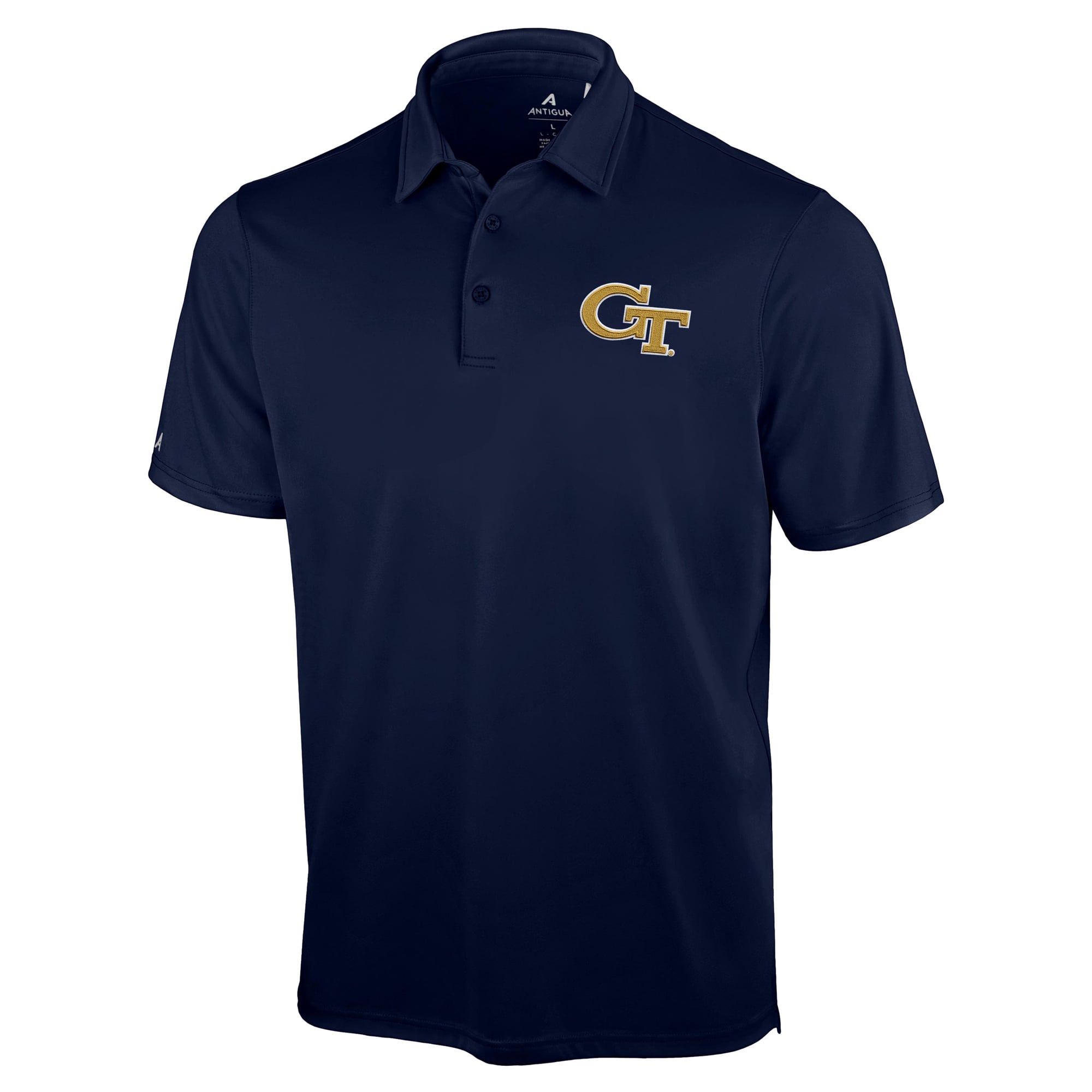 Polo Antigua Navy Georgia Tech Yellow Jackets Unshakeable Solid pour homme