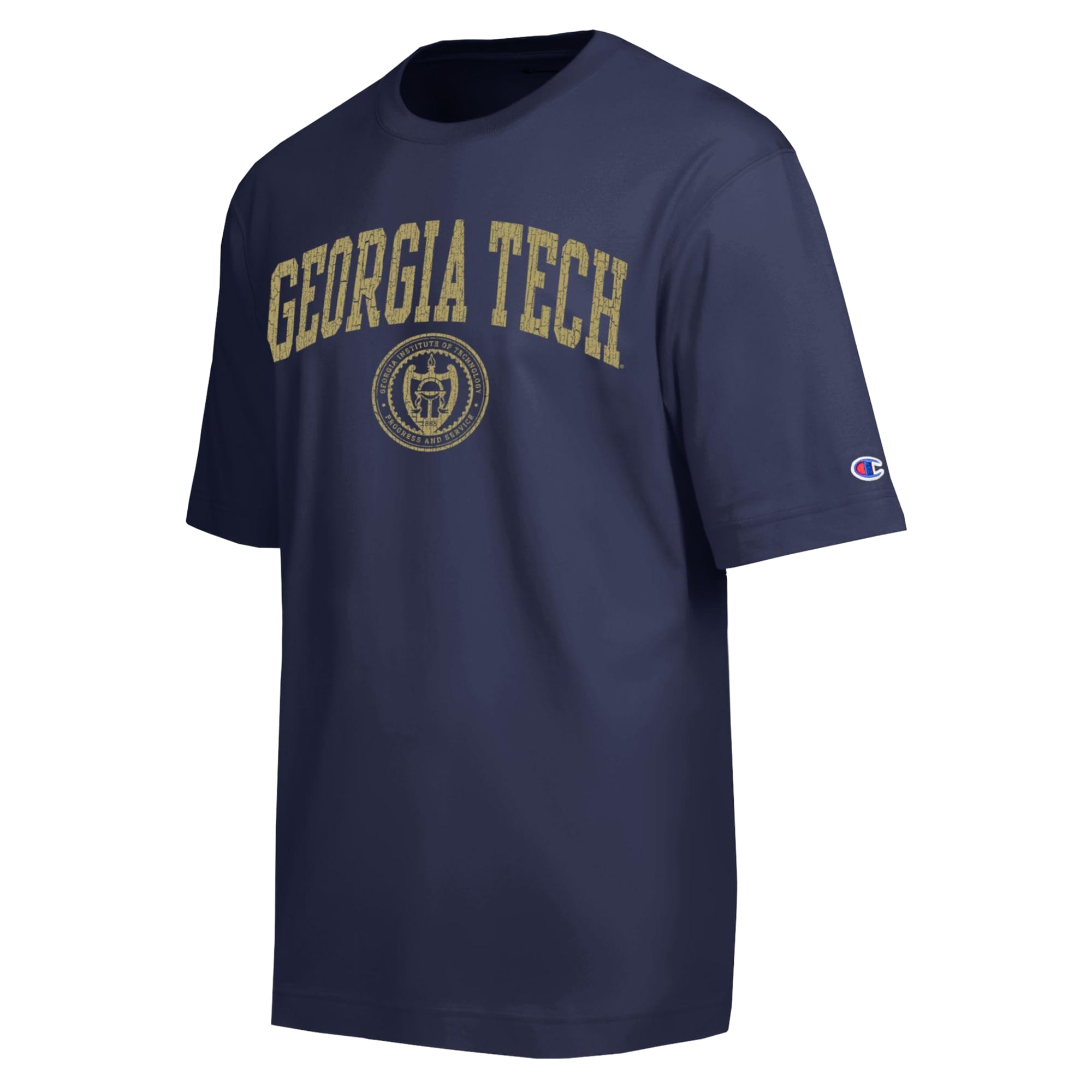 Men's Champion Navy Georgia Tech Yellow Jackets Scholar All-Star T-Shirt