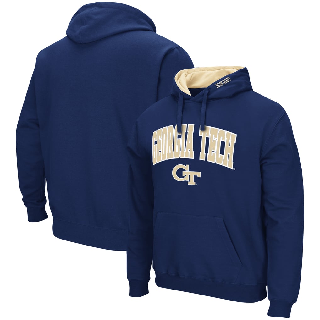 Georgia Tech Yellow Jackets Colosseum Arch & Logo 3.0 Pullover Hoodie ...