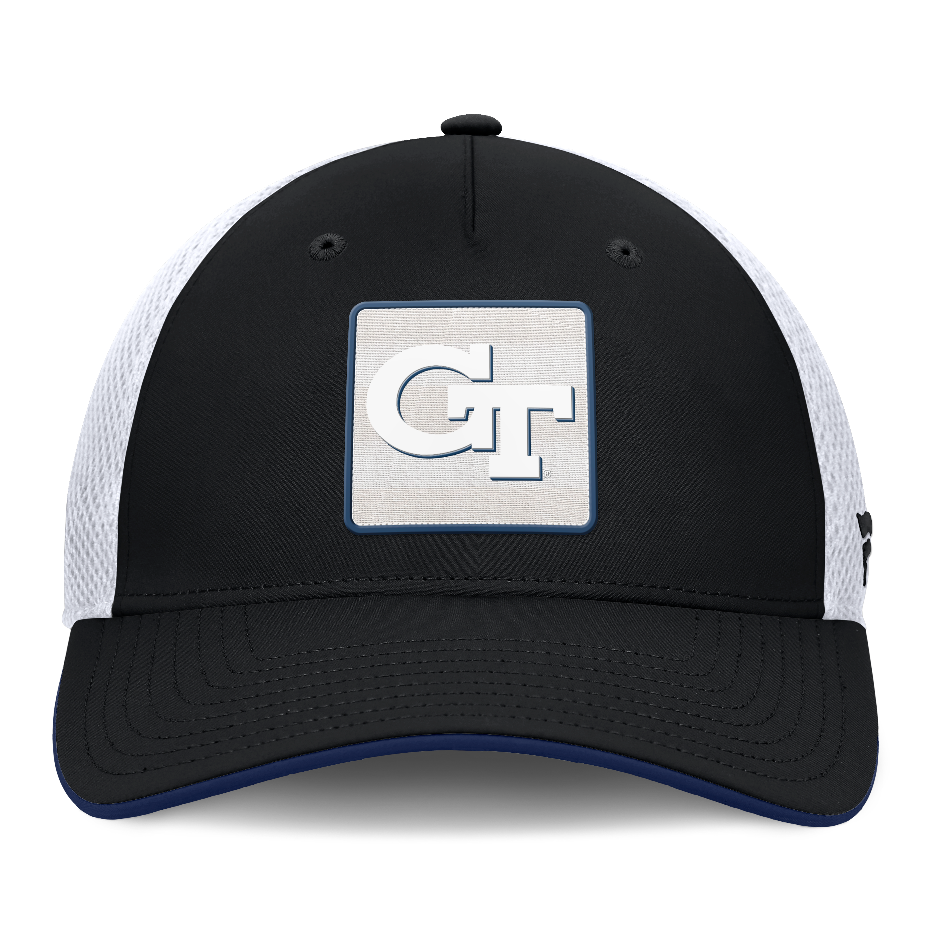 Men's Fanatics Black Georgia Tech Yellow Jackets 5-Panel Matter Flex Hat