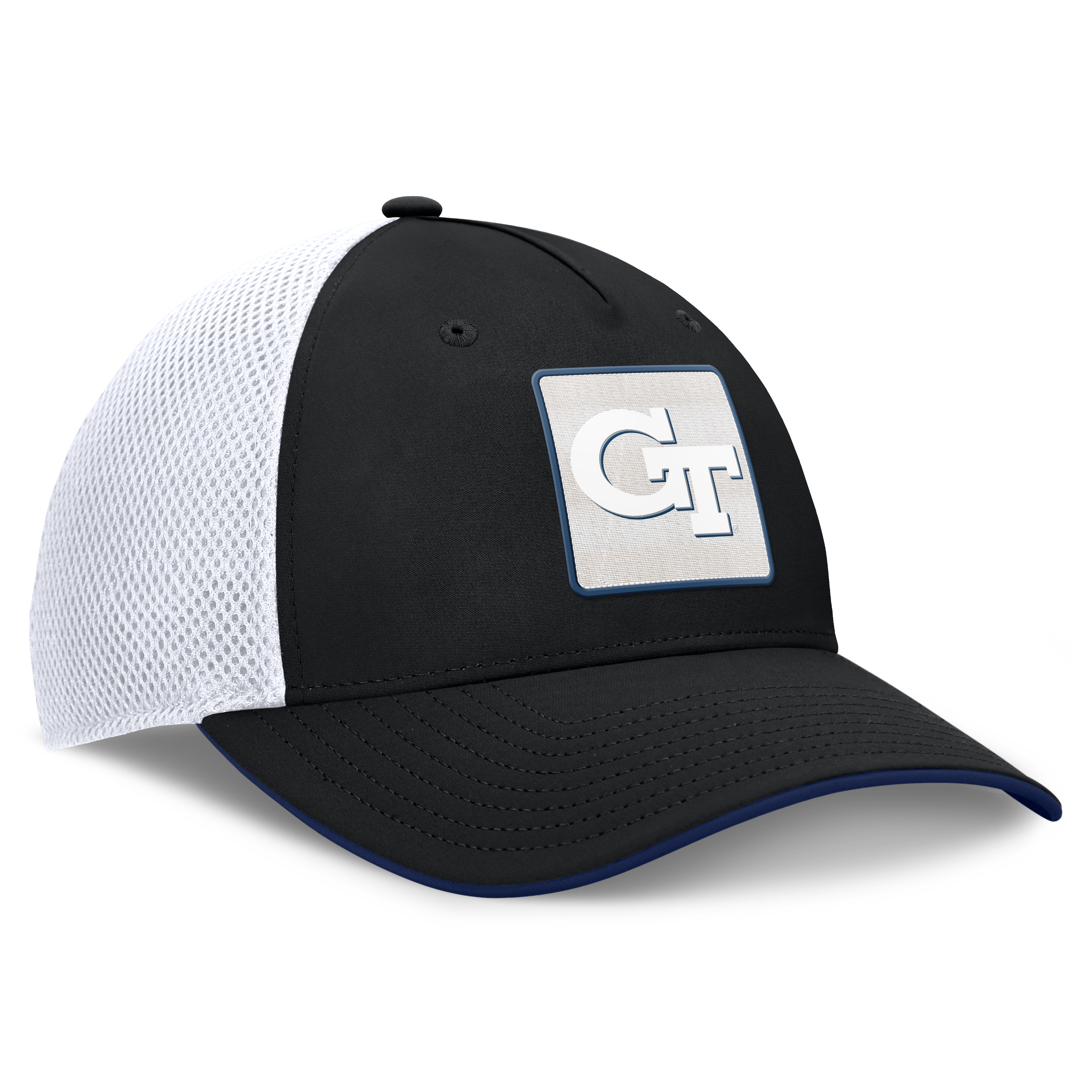 Men's Fanatics Black Georgia Tech Yellow Jackets 5-Panel Matter Flex Hat