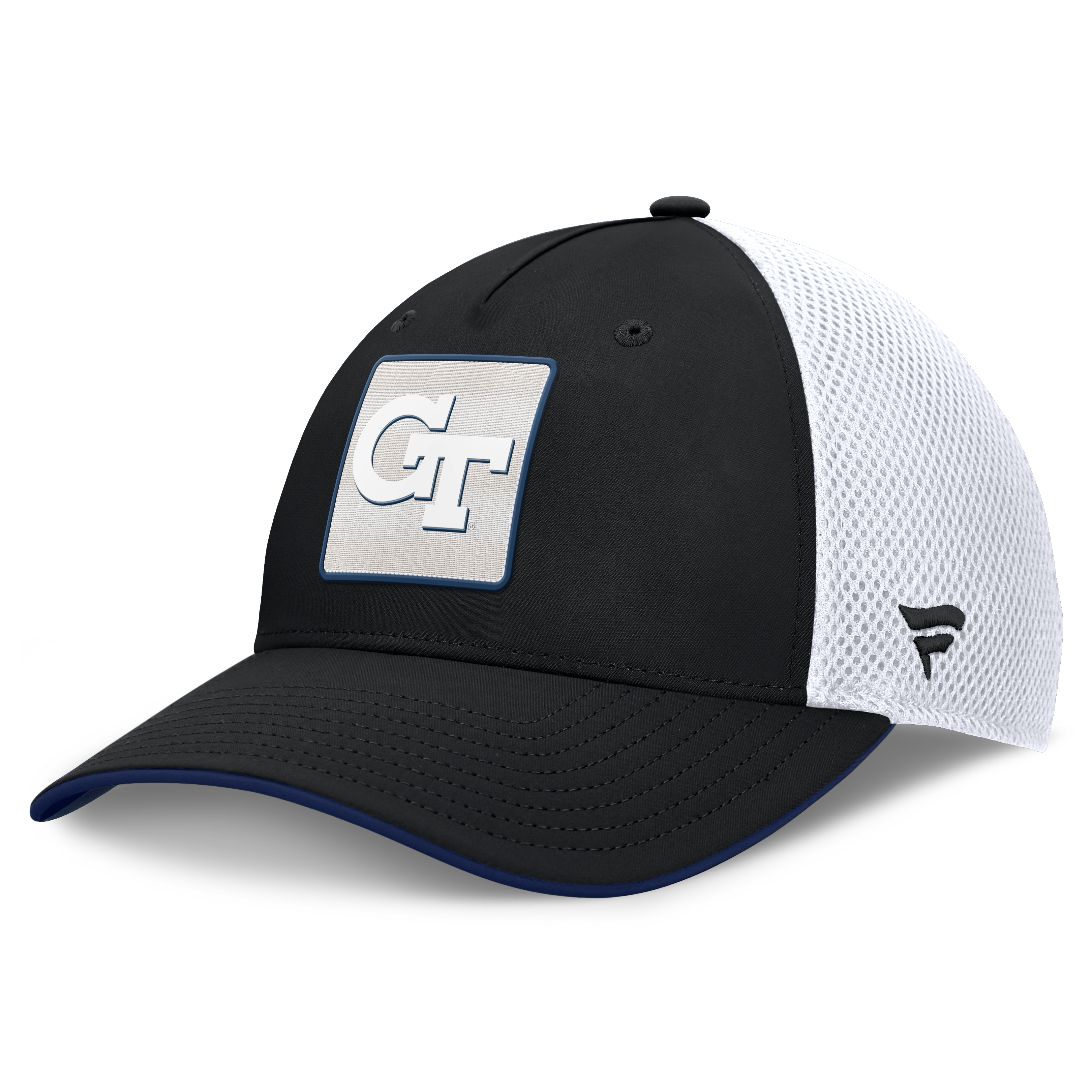 Men's Fanatics  Black Georgia Tech Yellow Jackets 5-Panel Matter Flex Hat