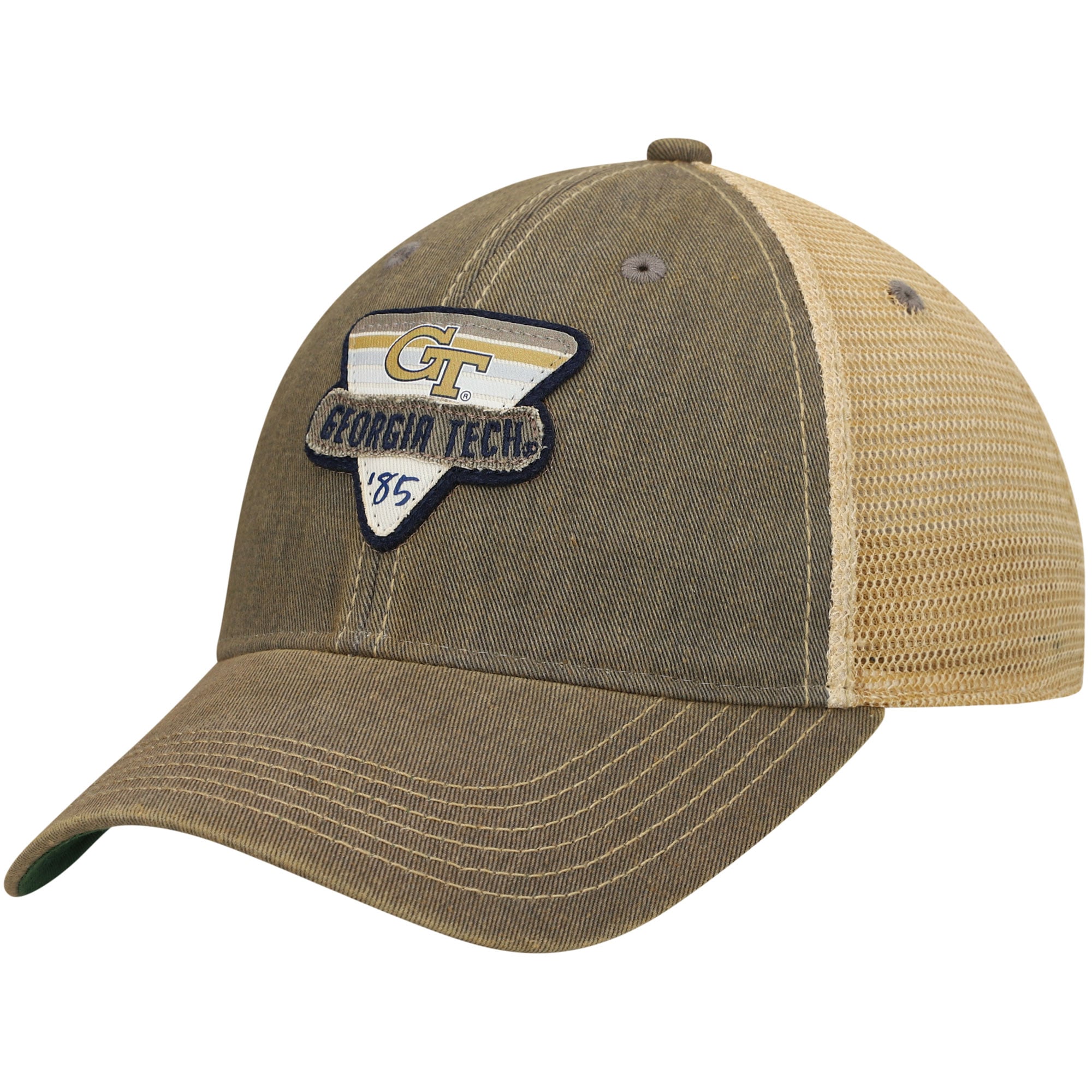 Men's Gray Georgia Tech Yellow Jackets Legacy Point Old Favorite ...
