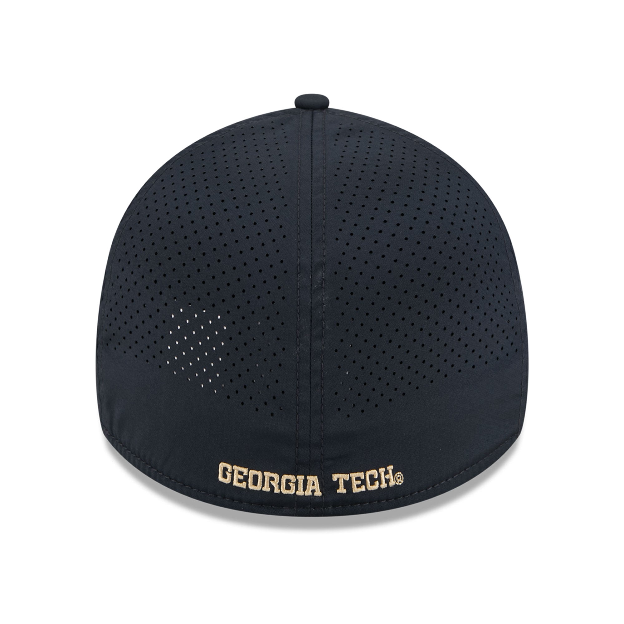 Men's New Era  Navy Georgia Tech Yellow Jackets Performance Rope 39THIRTY Stretch Hat