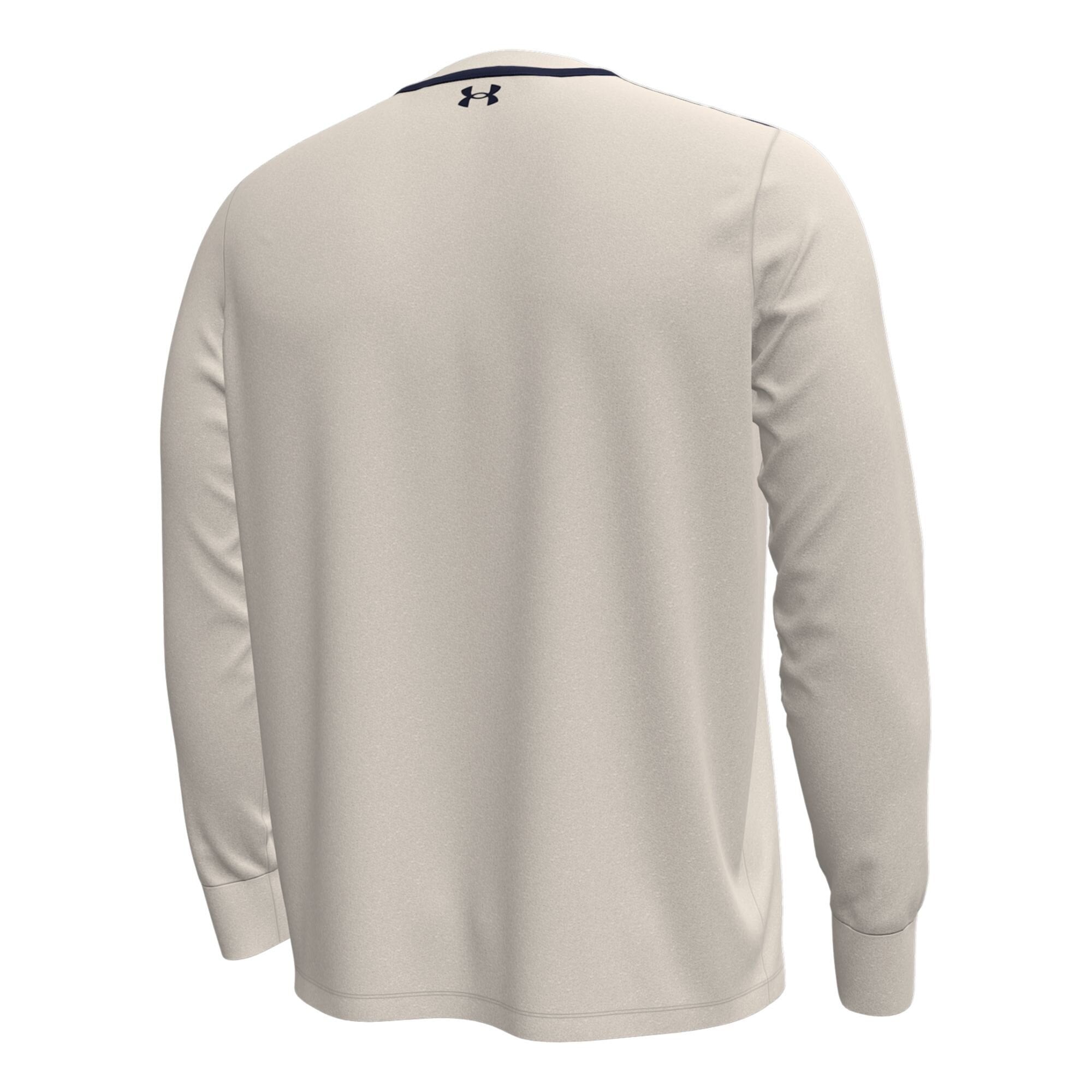 T-shirt à manches longues Under Armour crème Georgia Tech Yellow Jackets Gameday Motion pour homme