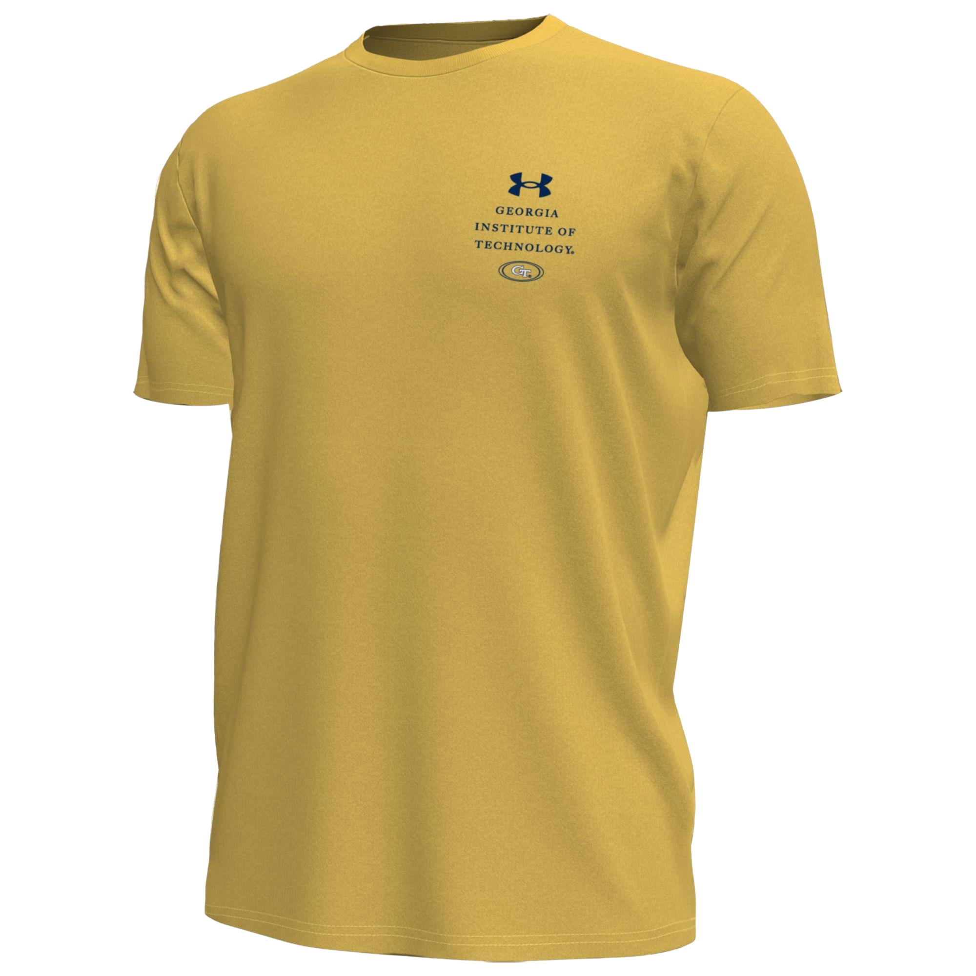 Men's Under Armour Navy Georgia Tech Yellow Jackets 2026 Sideline HeatGear T-Shirt