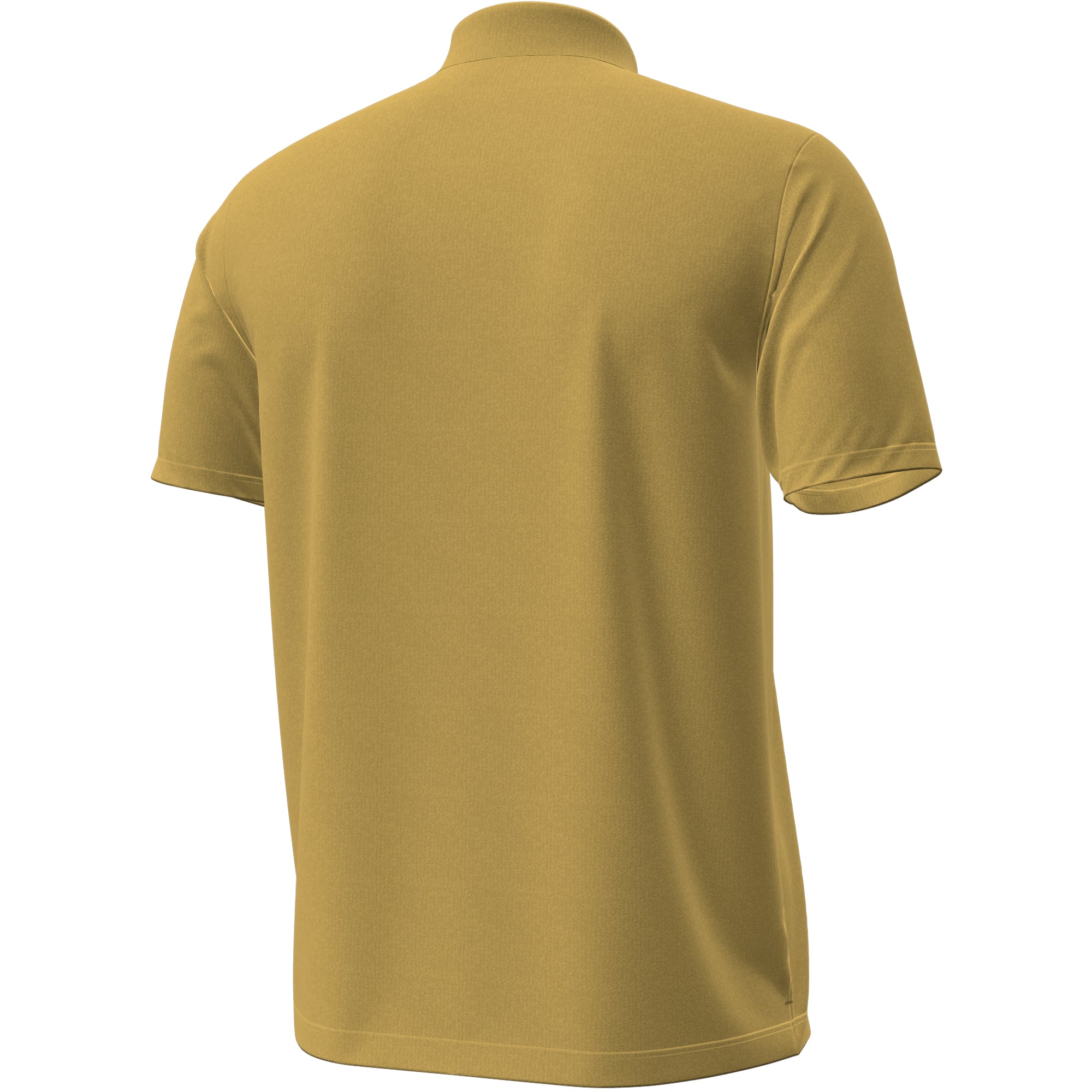 Polo Under Armour Gold Georgia Tech Yellow Jackets 2026 à rayures sur la poitrine, pour homme, édition spéciale séries éliminatoires.