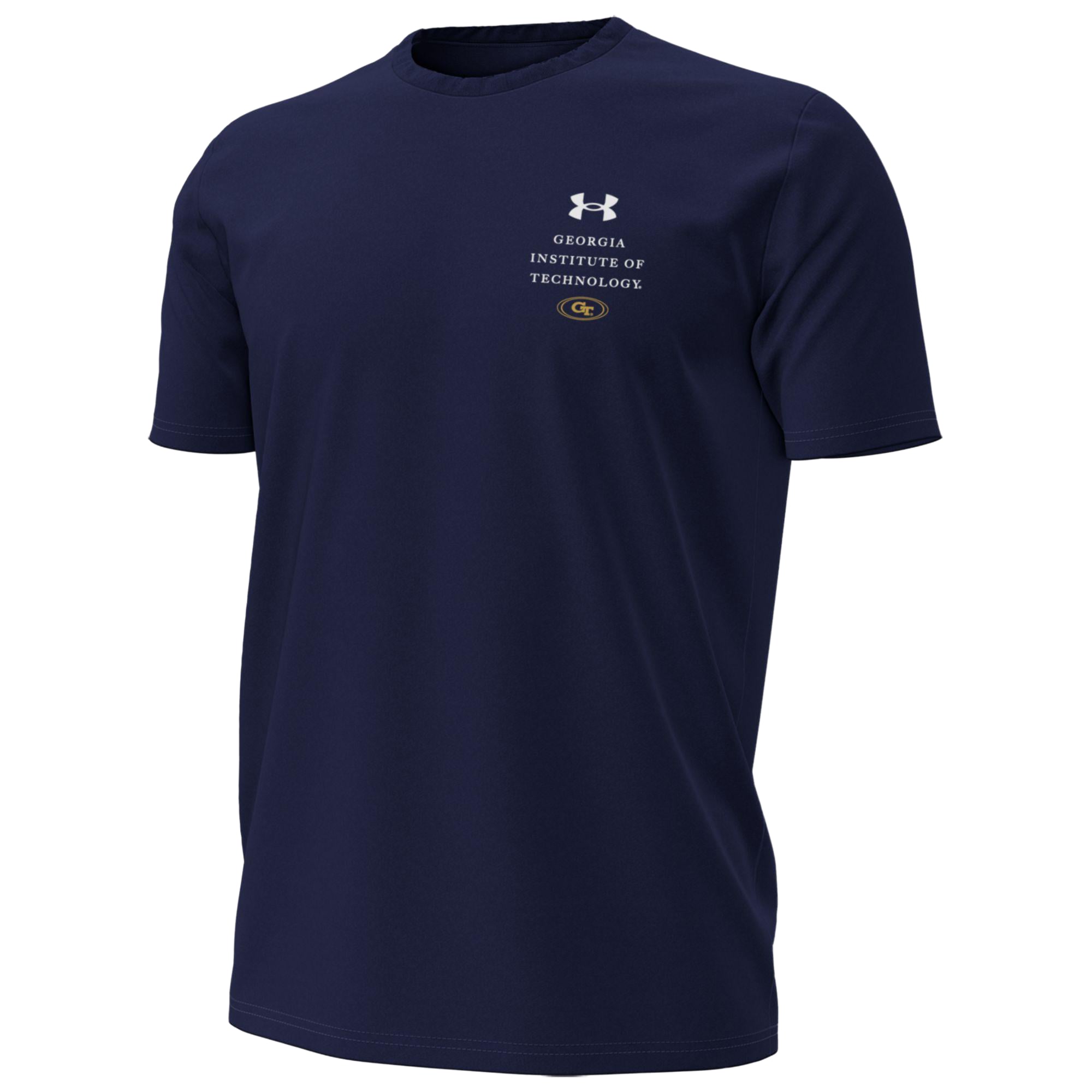 Men's Under Armour Navy Georgia Tech Yellow Jackets 2026 Sideline HeatGear T-Shirt