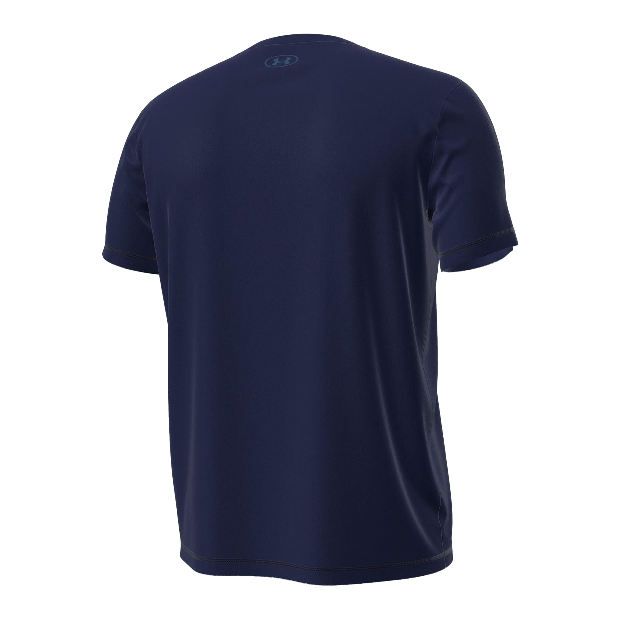 T-shirt technique extensible Under Armour bleu marine Georgia Tech Yellow Jackets pour homme