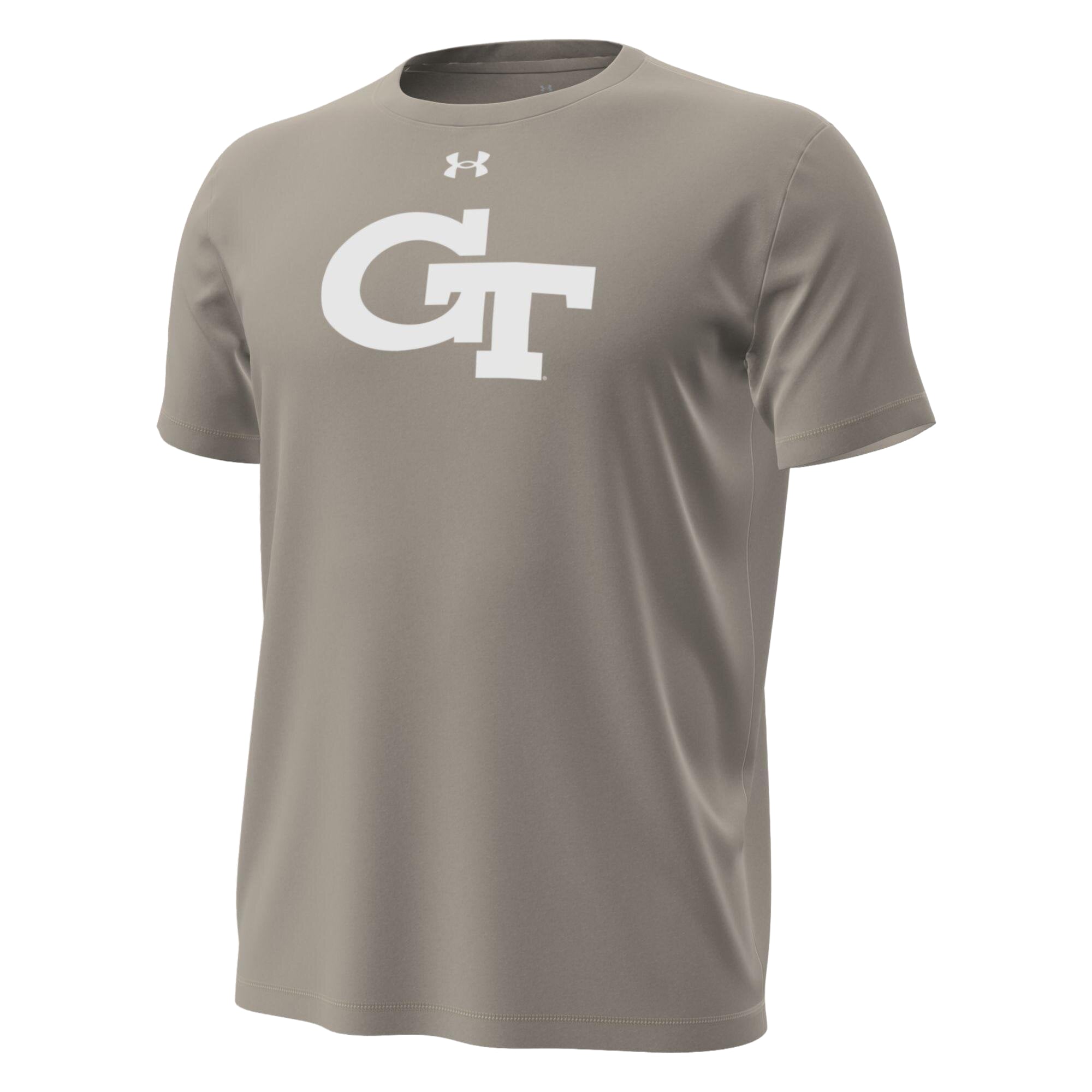 T-shirt Under Armour Stone Georgia Tech Yellow Jackets Inline Core pour homme