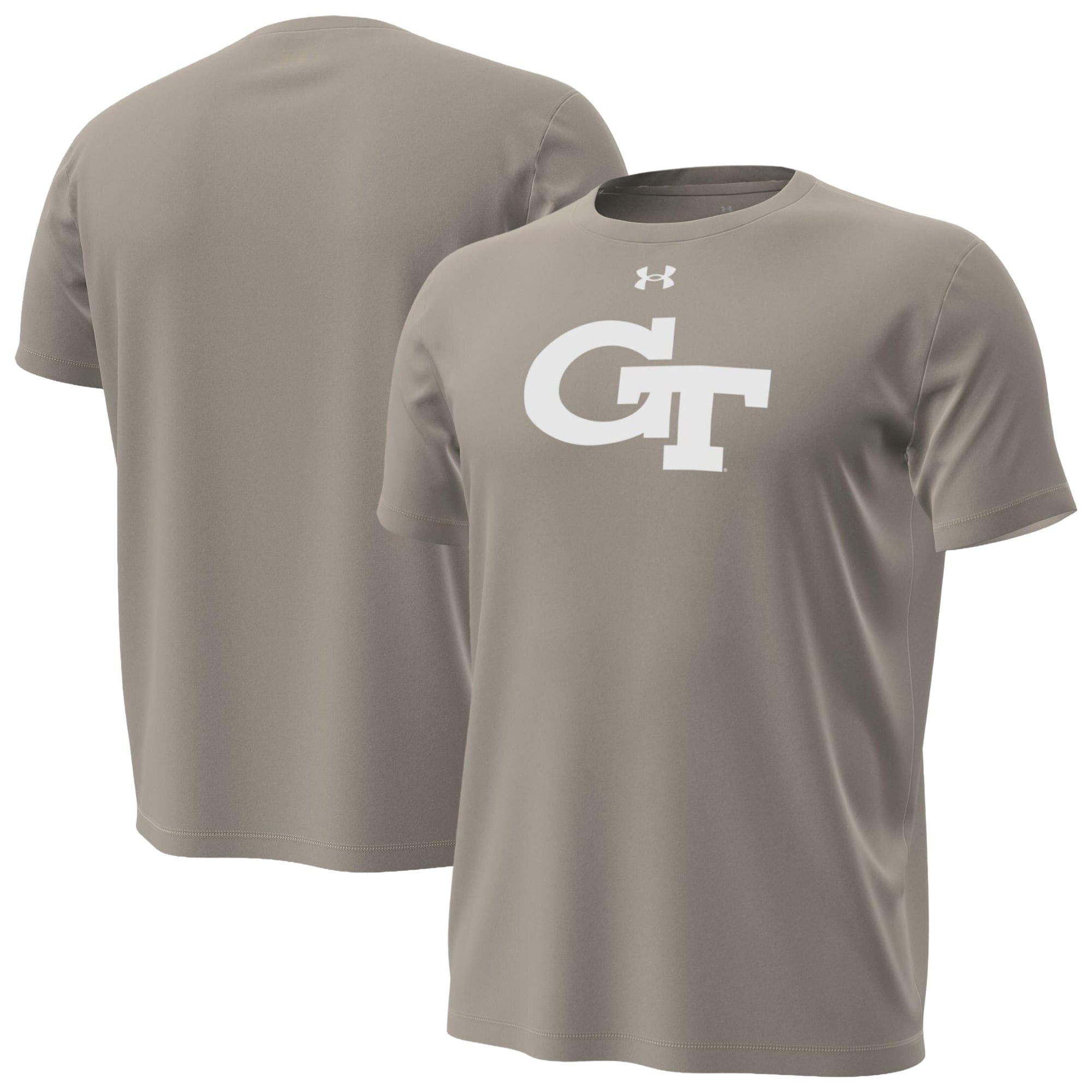 T-shirt Under Armour Stone Georgia Tech Yellow Jackets Inline Core pour homme