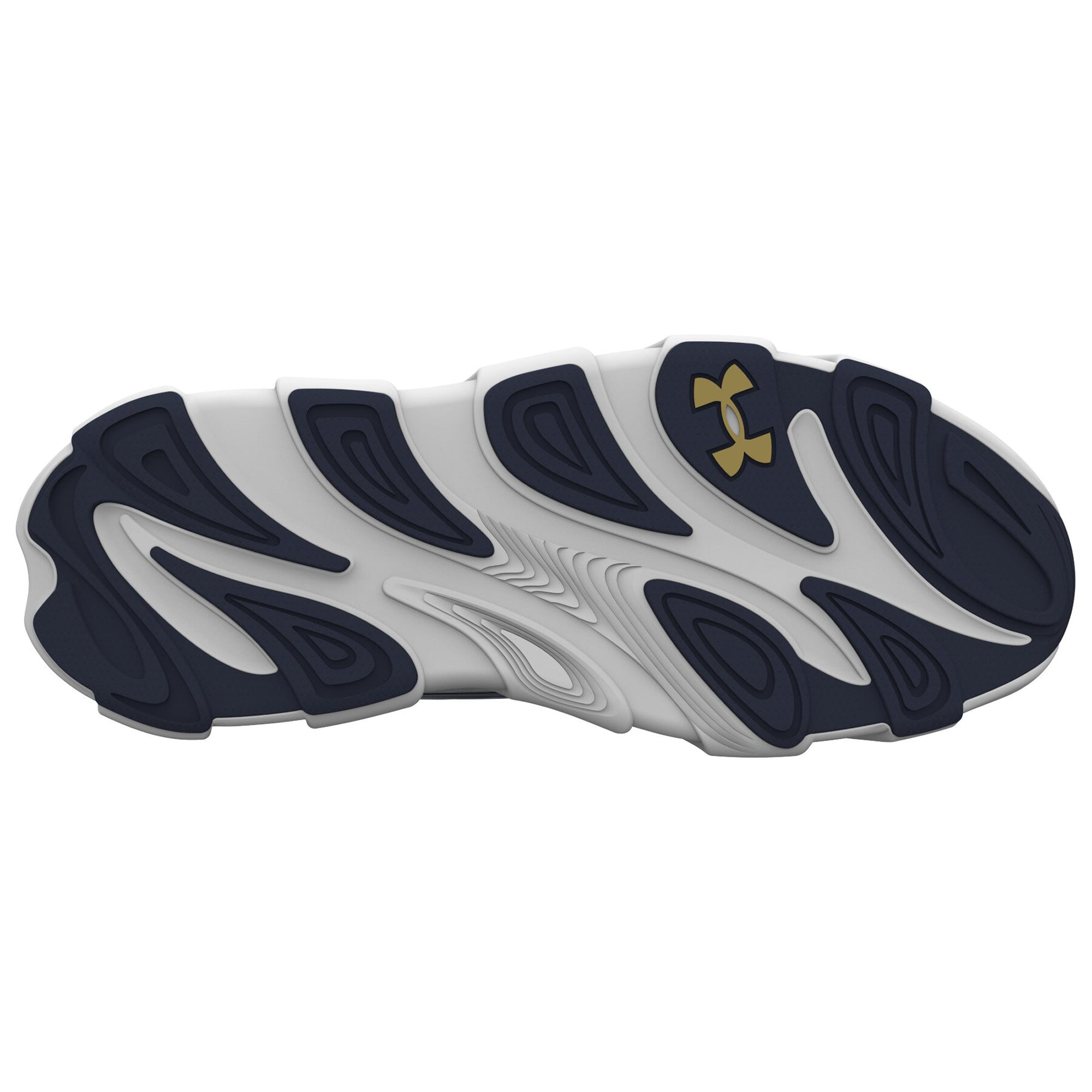Baskets Under Armour Halo Runner 2 Team blanches Georgia Tech Yellow Jackets pour homme