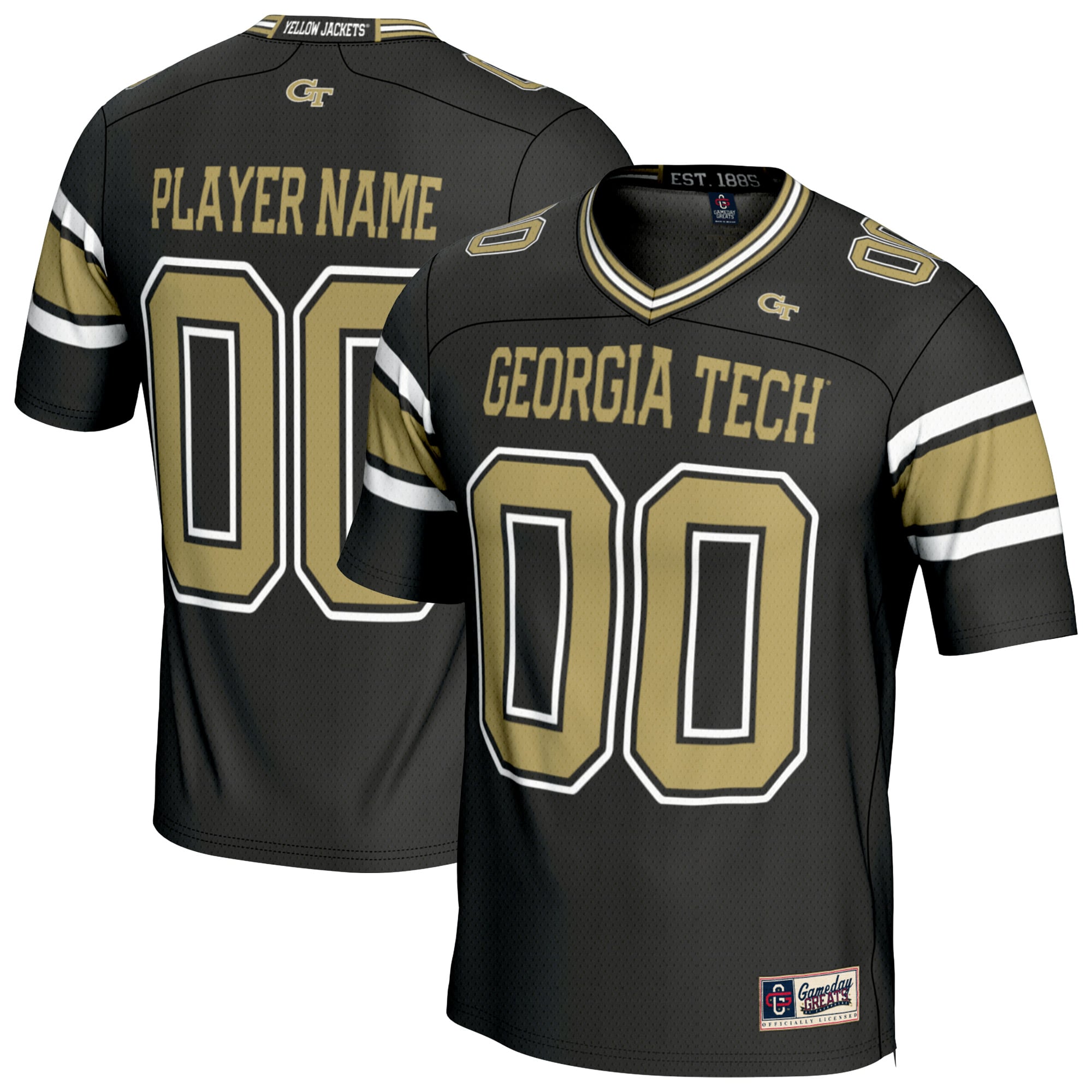 Unisex GameDay Greats Black Georgia Tech Yellow Jackets NIL Pick-A 