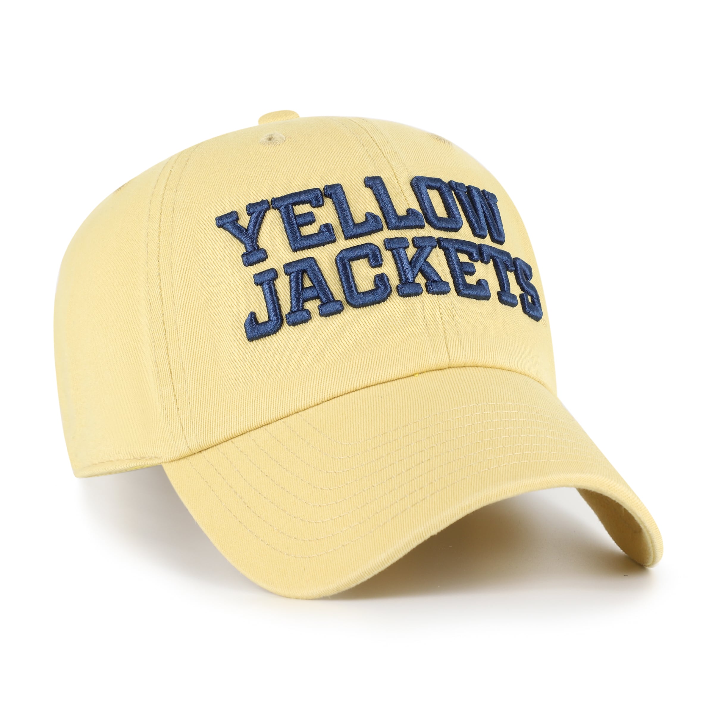 Casquette unisexe ajustable Georgia Tech Yellow Jackets '47 Light Gold Clean Up