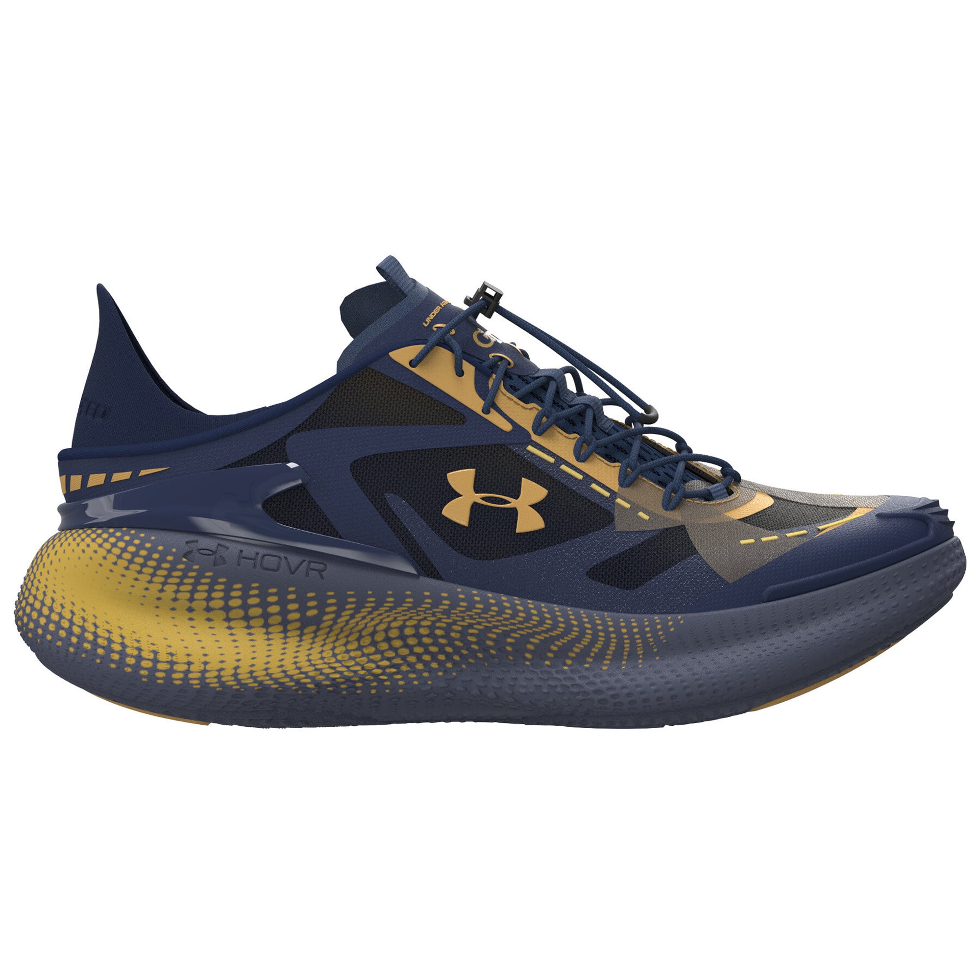 Baskets unisexes Under Armour Echo SlipSpeed ​​Team, bleu marine, Georgia Tech Yellow Jackets