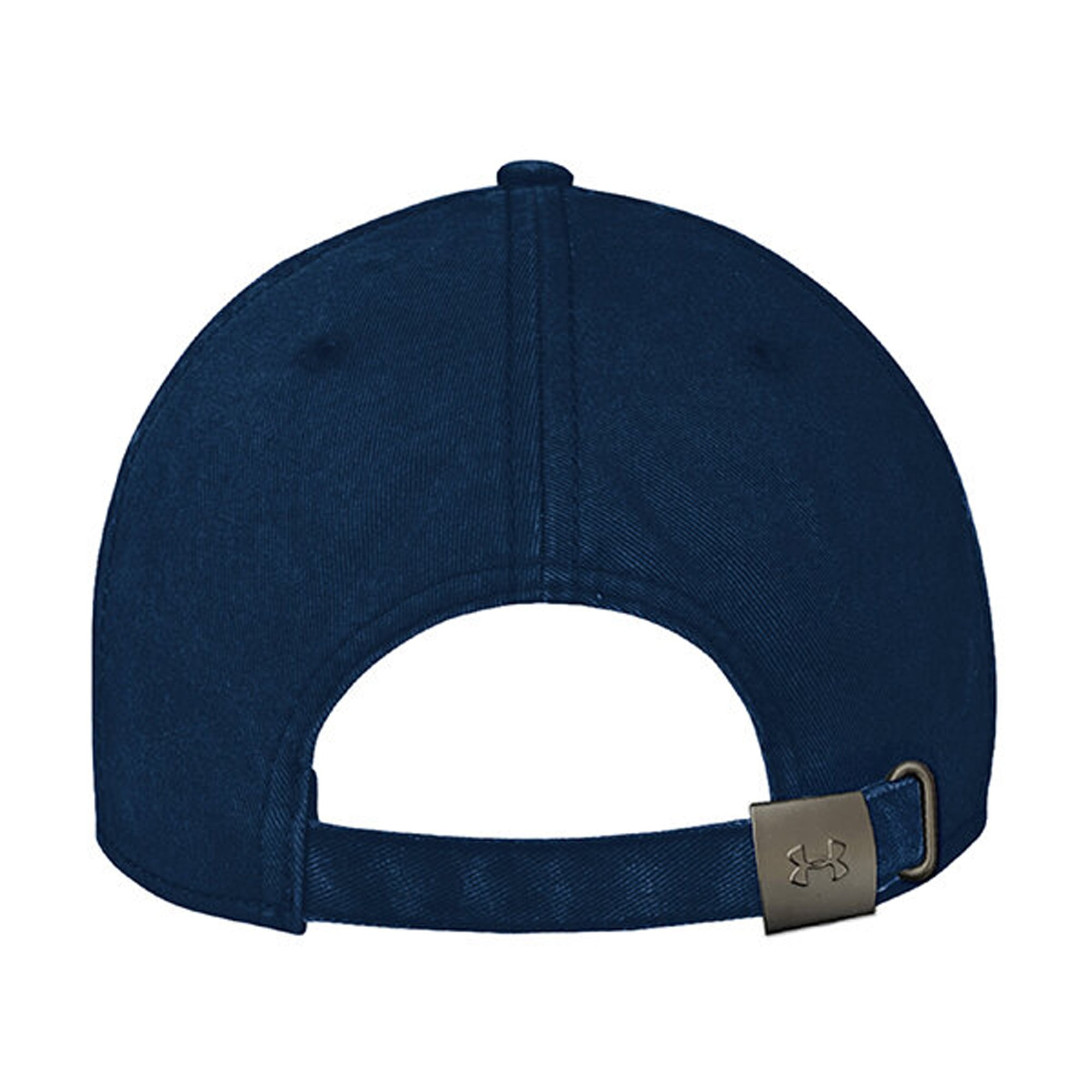 Casquette unisexe Under Armour bleu marine Georgia Tech Yellow Jackets en coton lavé Iso-Chill ajustable