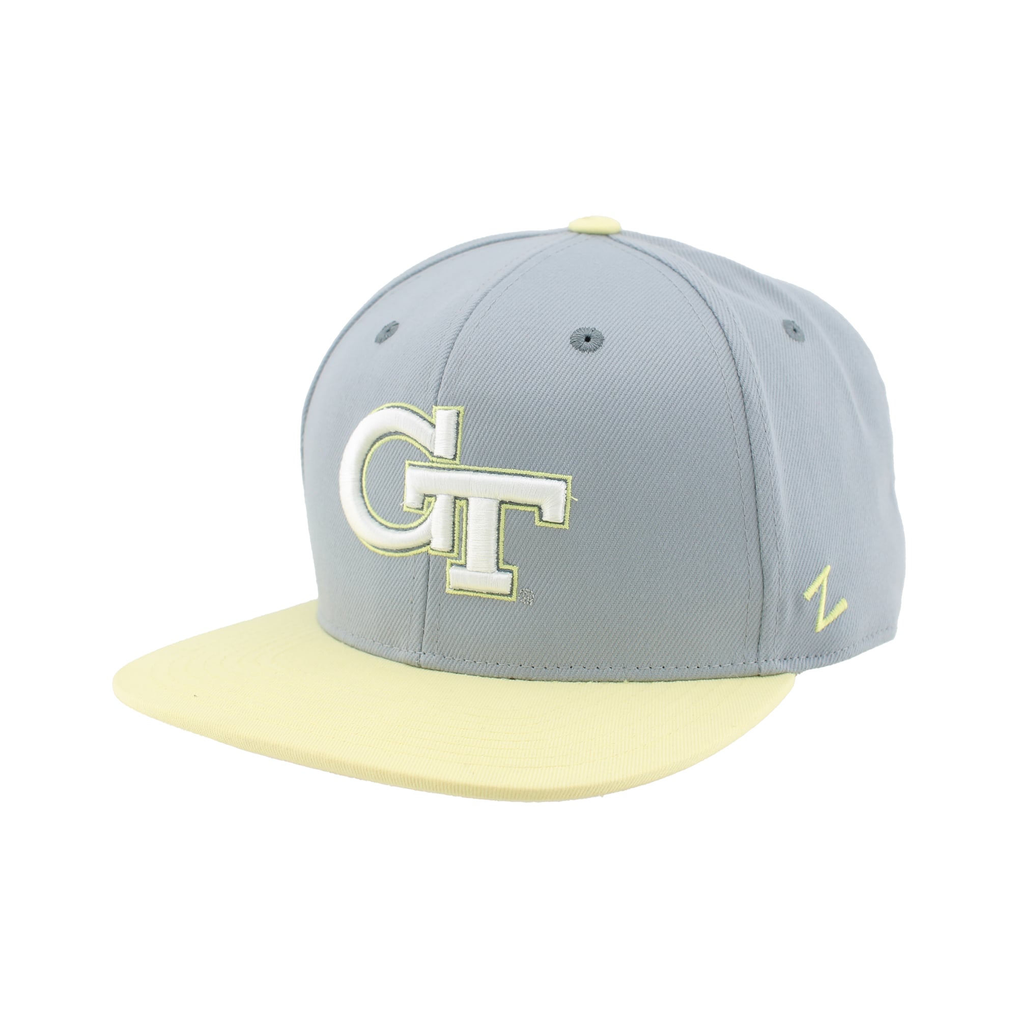 Casquette unisexe Zephyr Gray Georgia Tech Yellow Jackets pastel