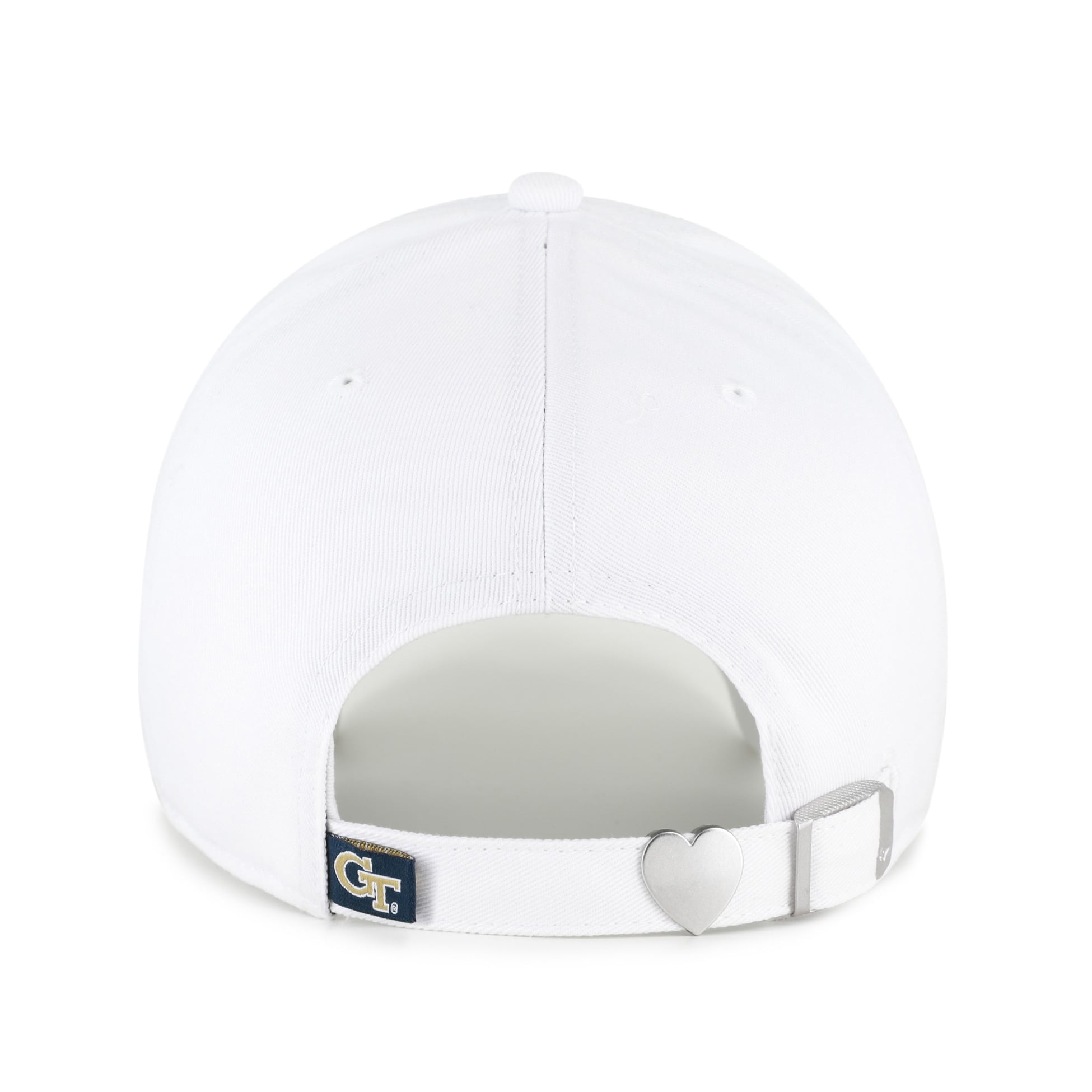 Casquette ajustable Georgia Tech Yellow Jackets blanche « 47 » pour femme