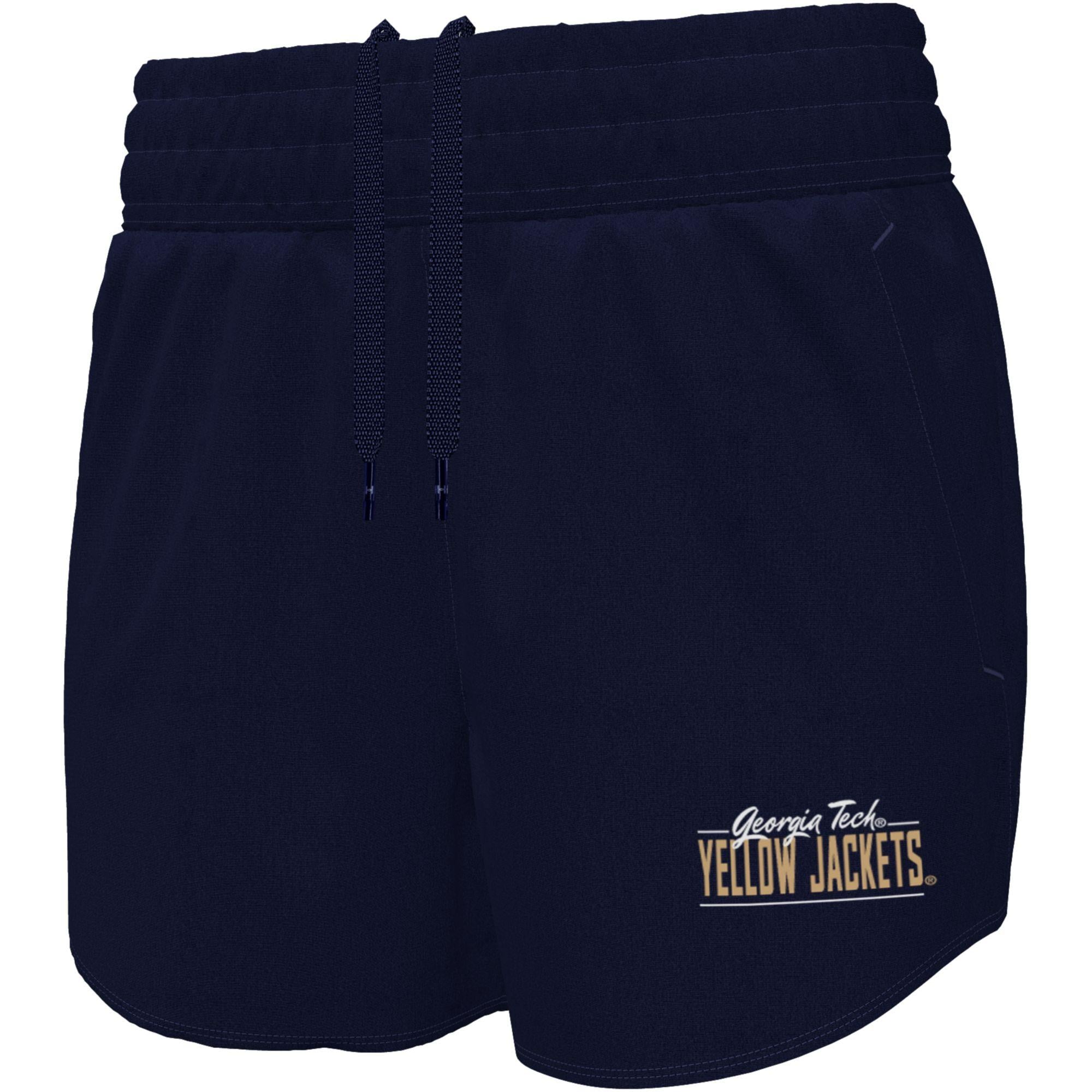 Women's Under Armour Navy Georgia Tech Yellow Jackets Flex Woven Shorts