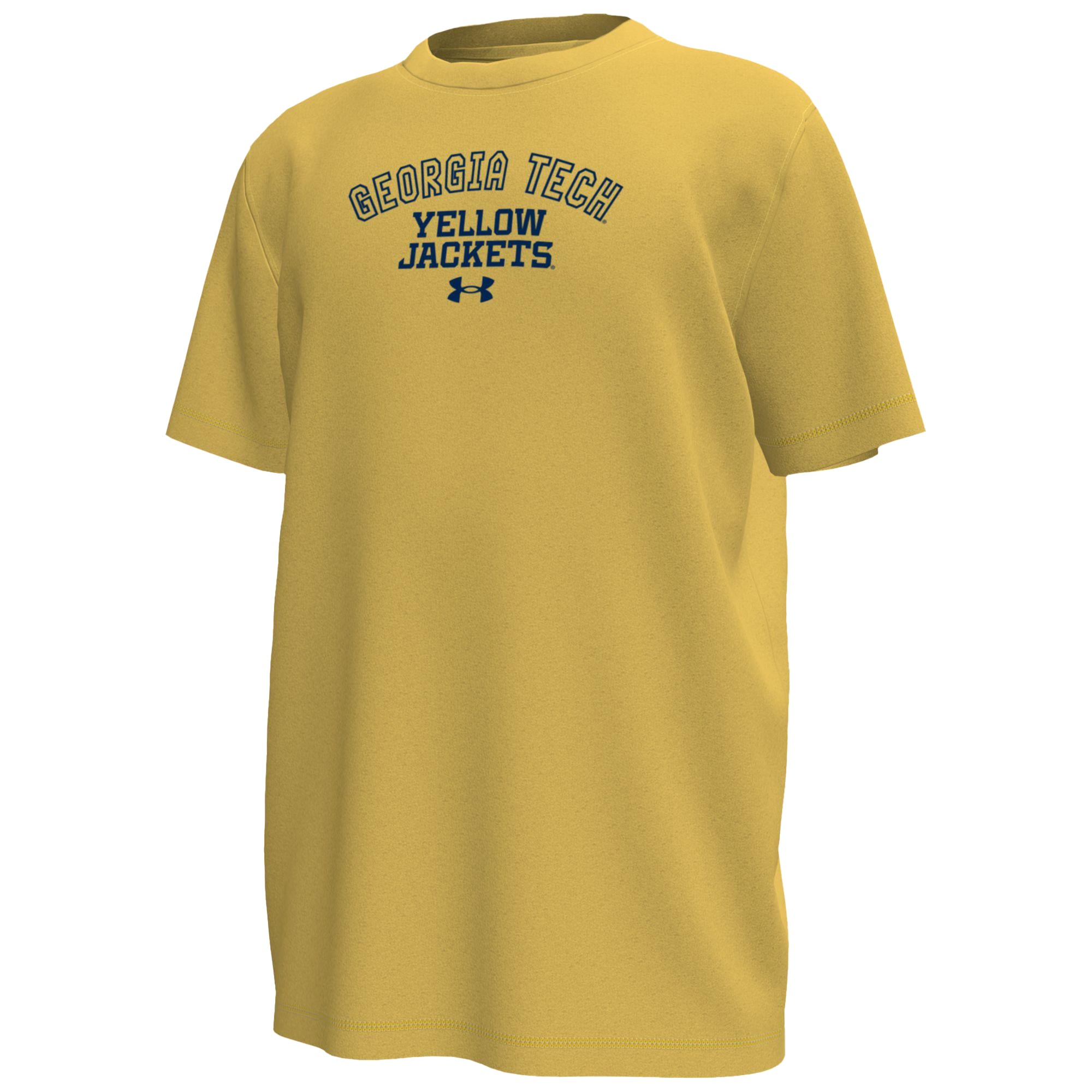 T-shirt extensible Under Armour Gold Georgia Tech Yellow Jackets pour jeunes