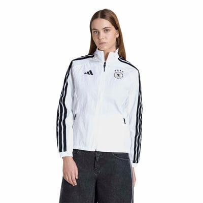 DFB adidas Home Anthem Jacket - White - Womens