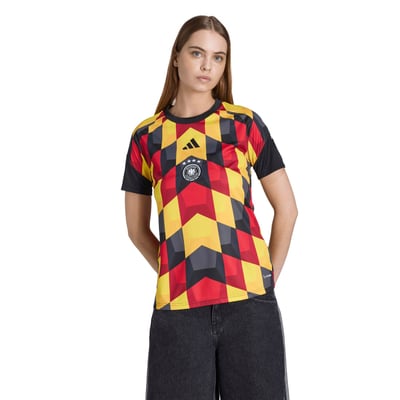 DFB adidas Home Pre Match Top - Black - Womens