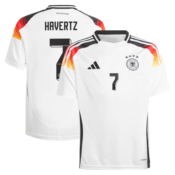 ドイツ代表 24 ホームユニフォームHavertz 7 プリント
