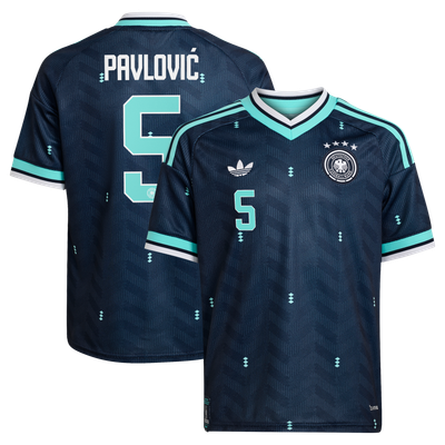 Germany National Team adidas Away Shirt 2026 - Kids with Pavlović 5 printing