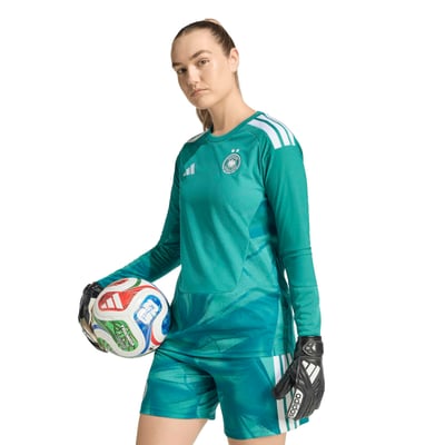 Germany National Team adidas Home Goalkeeper Authentic Shirt 2026 - Womens - 2 Stars