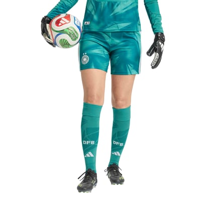 Germany National Team adidas Home Goalkeeper Authentic Shorts 2026 - Womens - 2 Stars